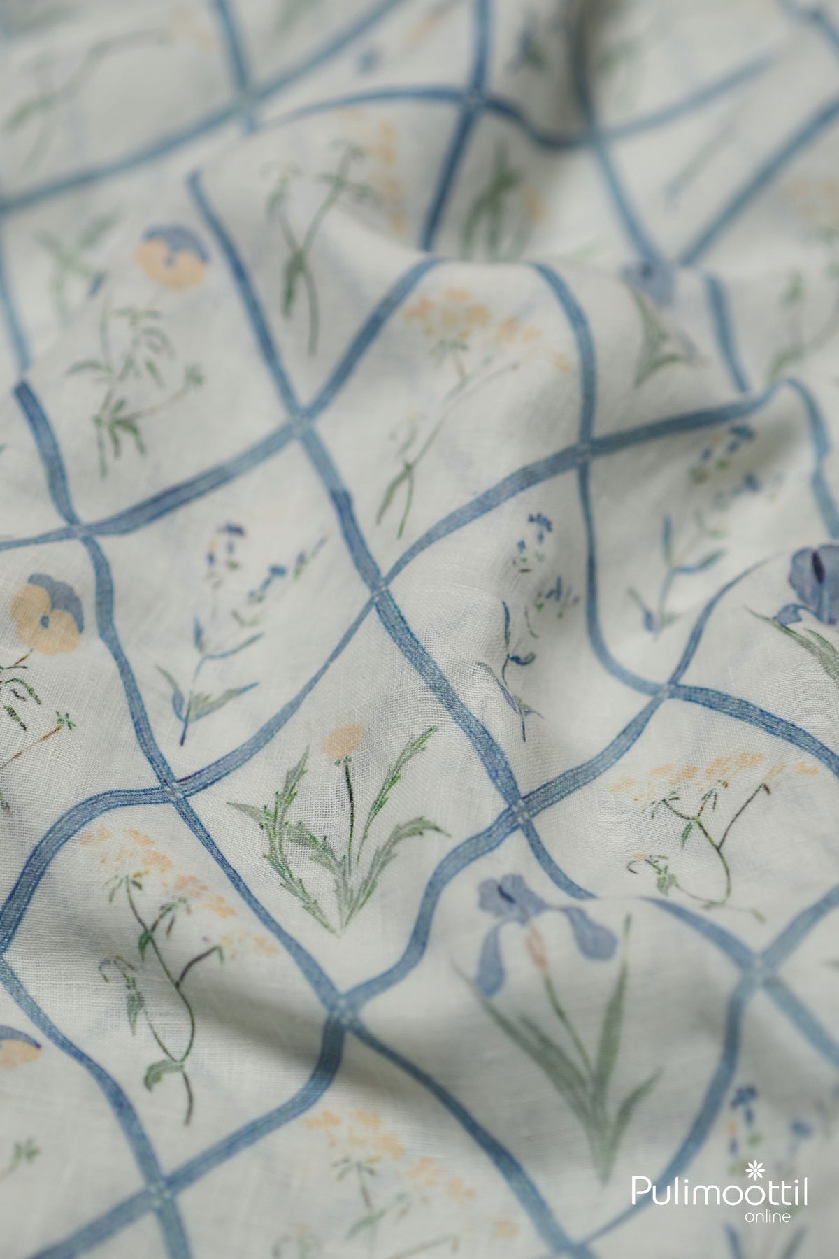 Off-white Color Linen fabric