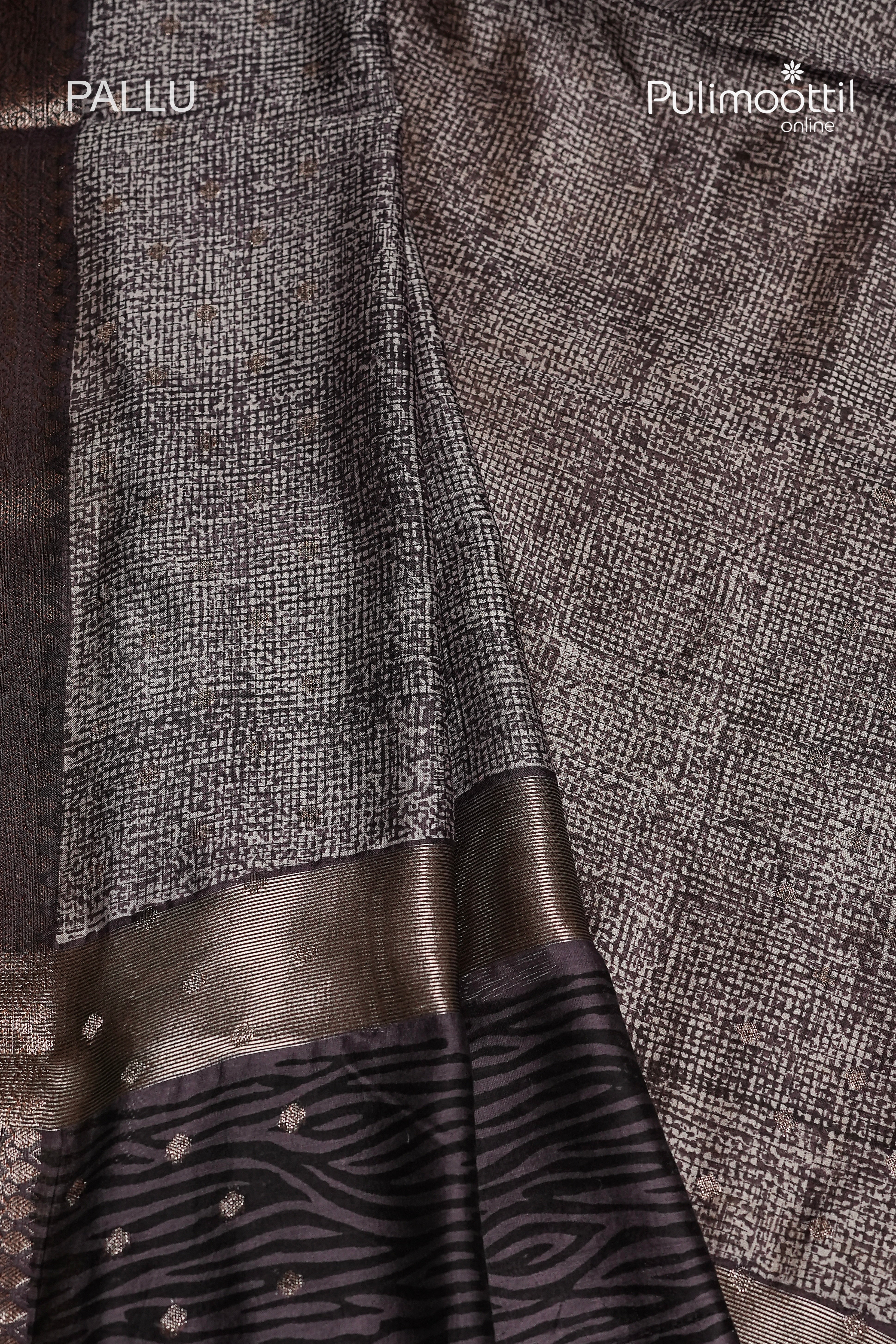 Purple Colour Chanderi Saree