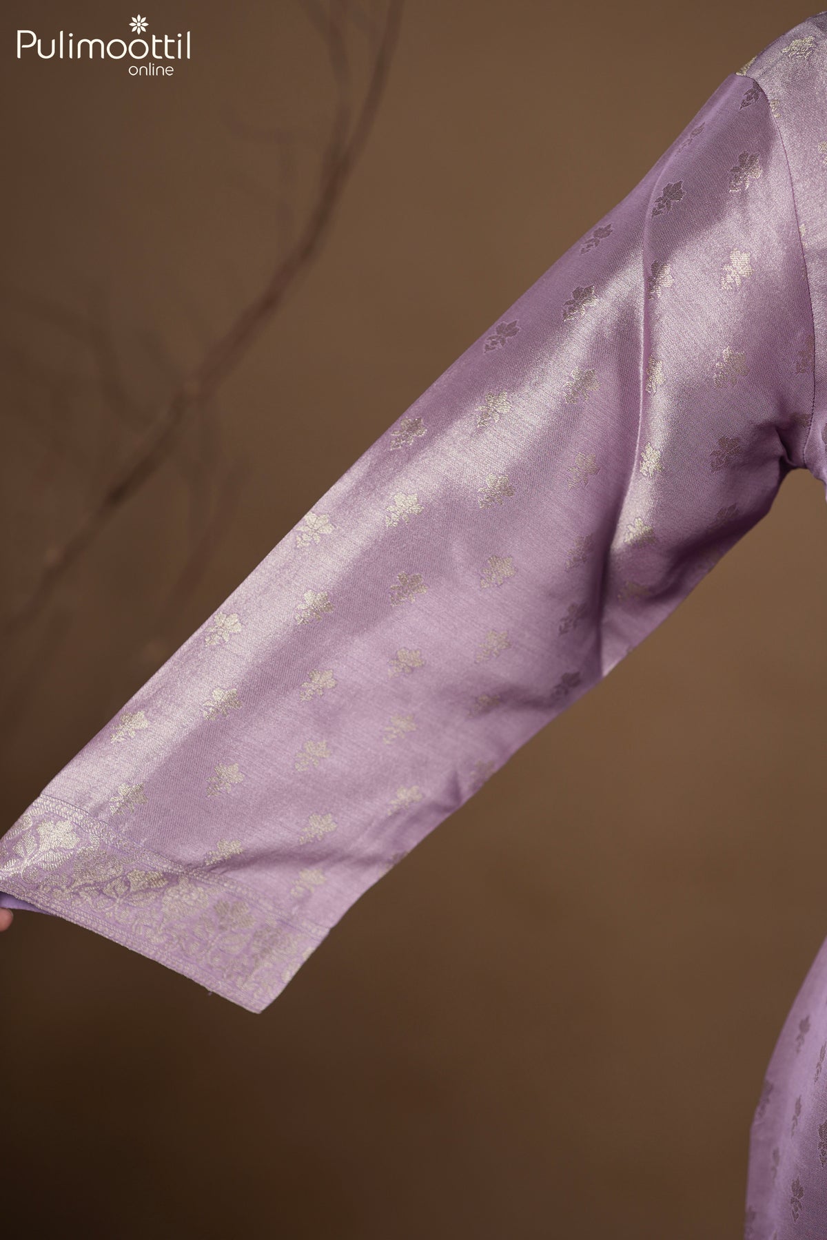 Lavender Color Slitted Salwar Set