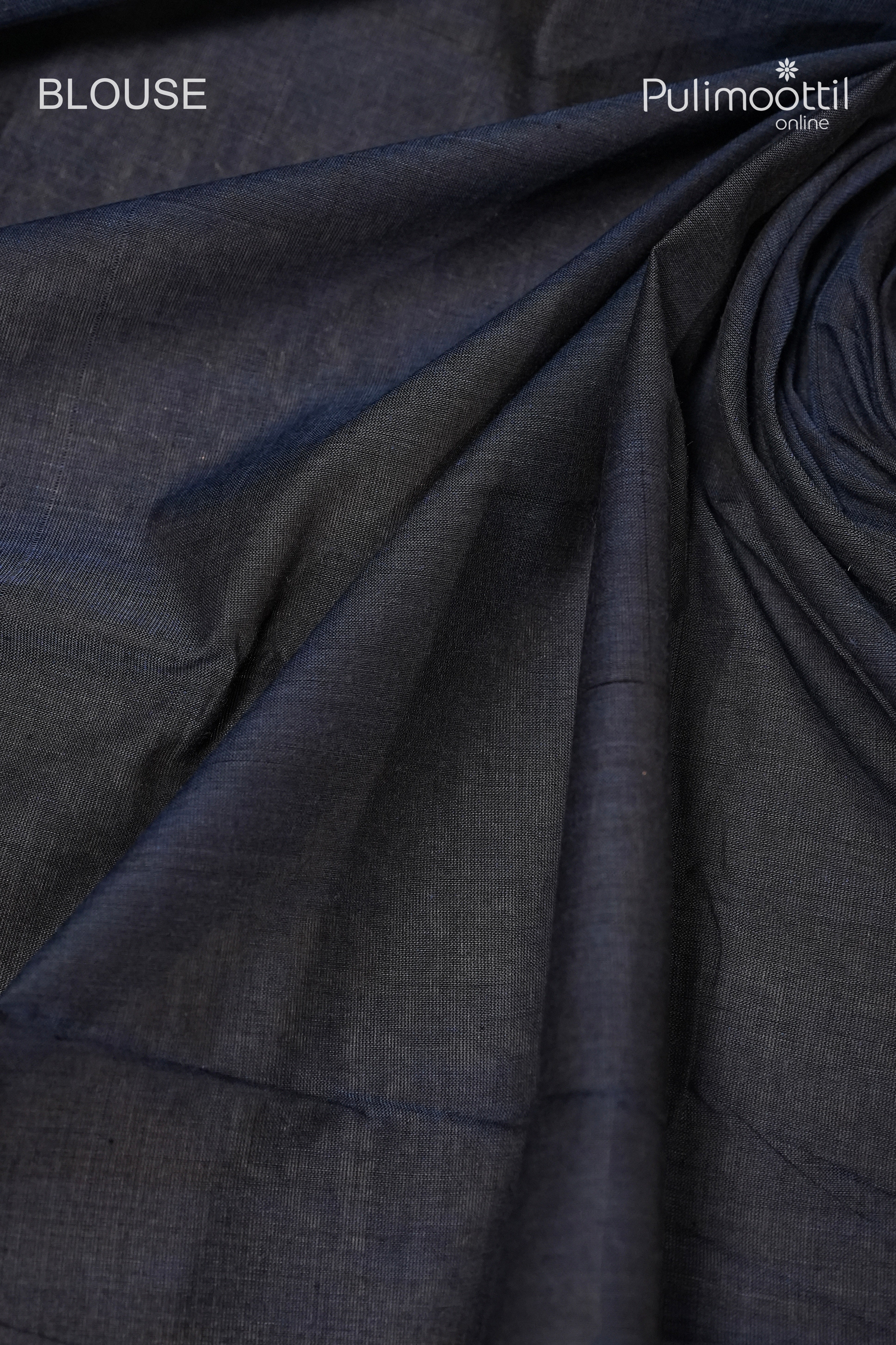 Midnight Colour Handloom Cotton Saree