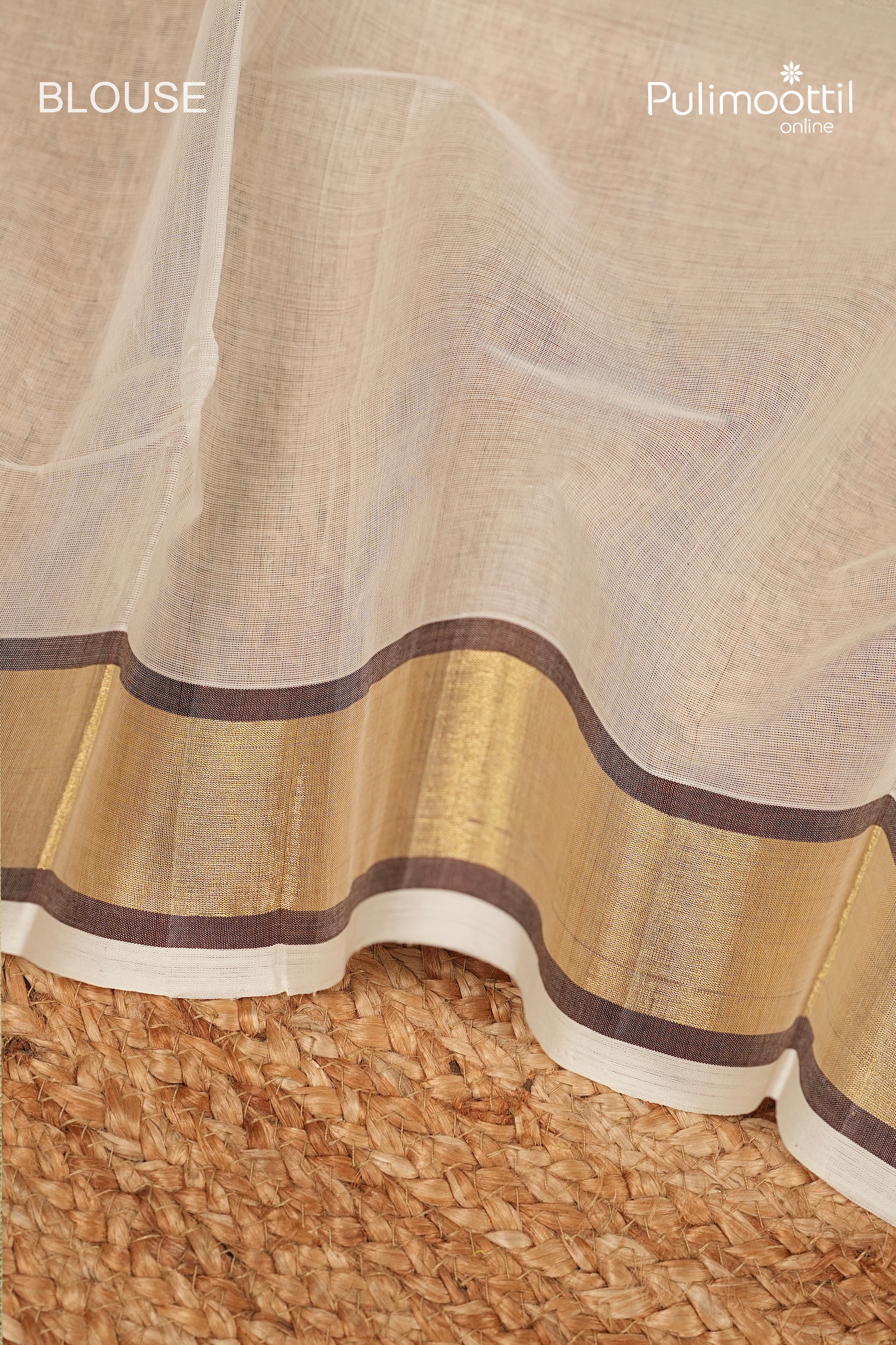 Kerala Traditional Cotton Handloom Set Saree