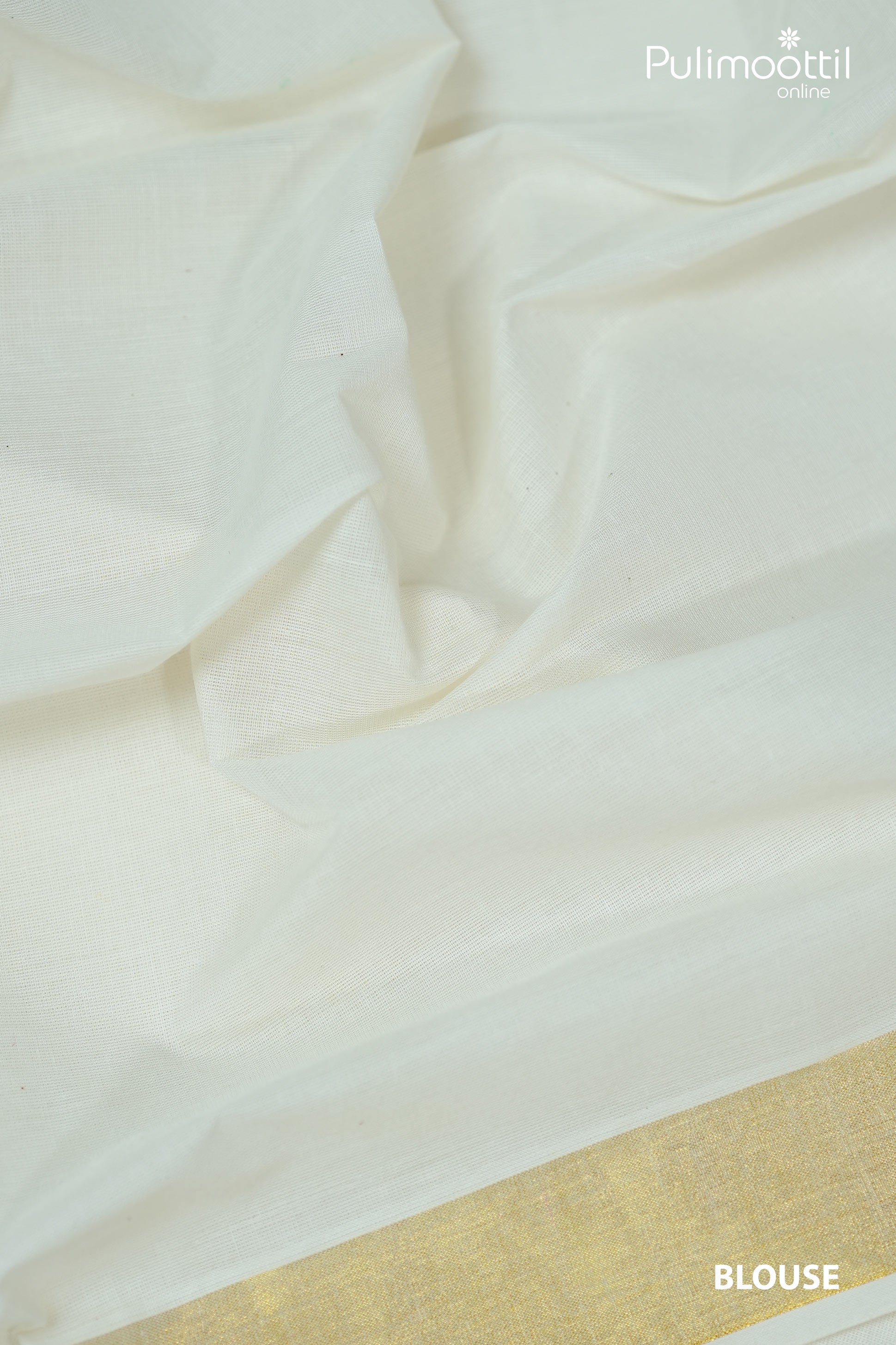 Off White Colour Kerala Set Saree.