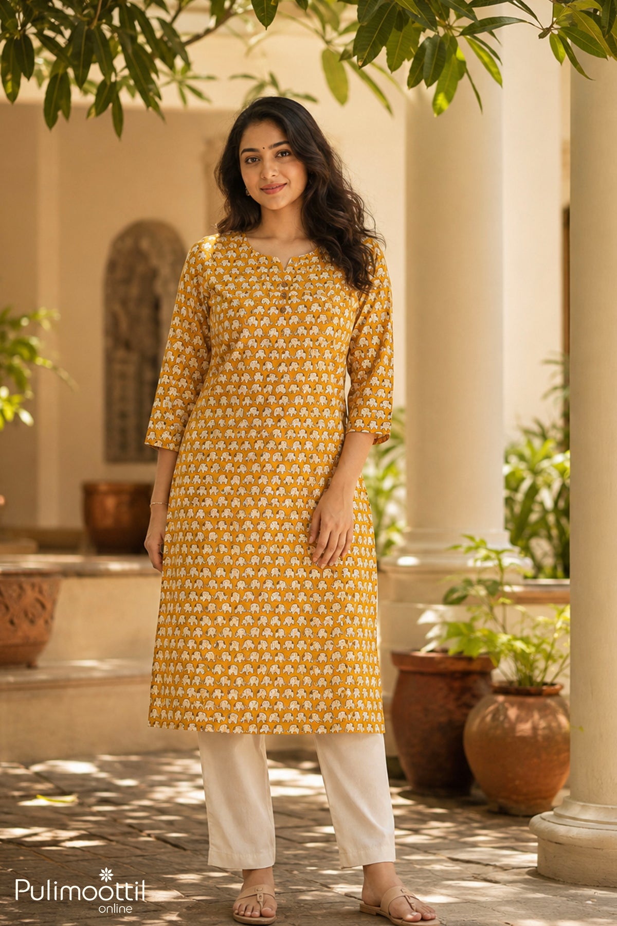 Yellow Color Top