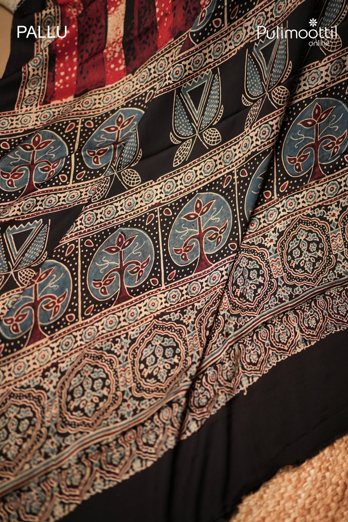 Multicolour Modal Silk Saree
