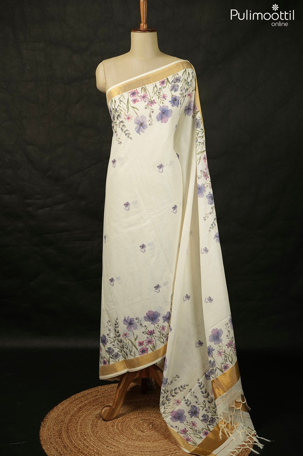 Kerala Traditional Cotton Set Saree