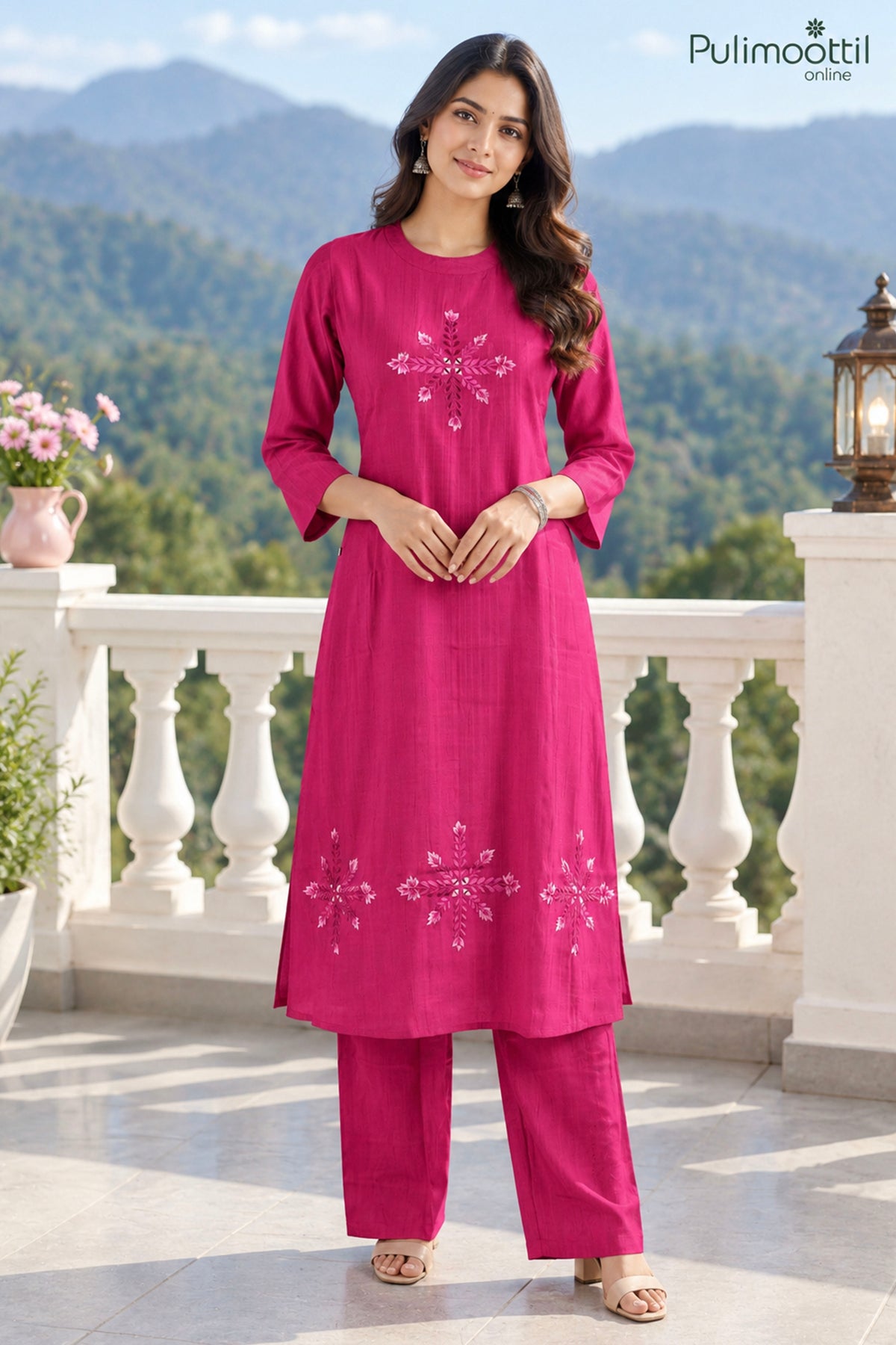 Dark Pink Co-ord Set