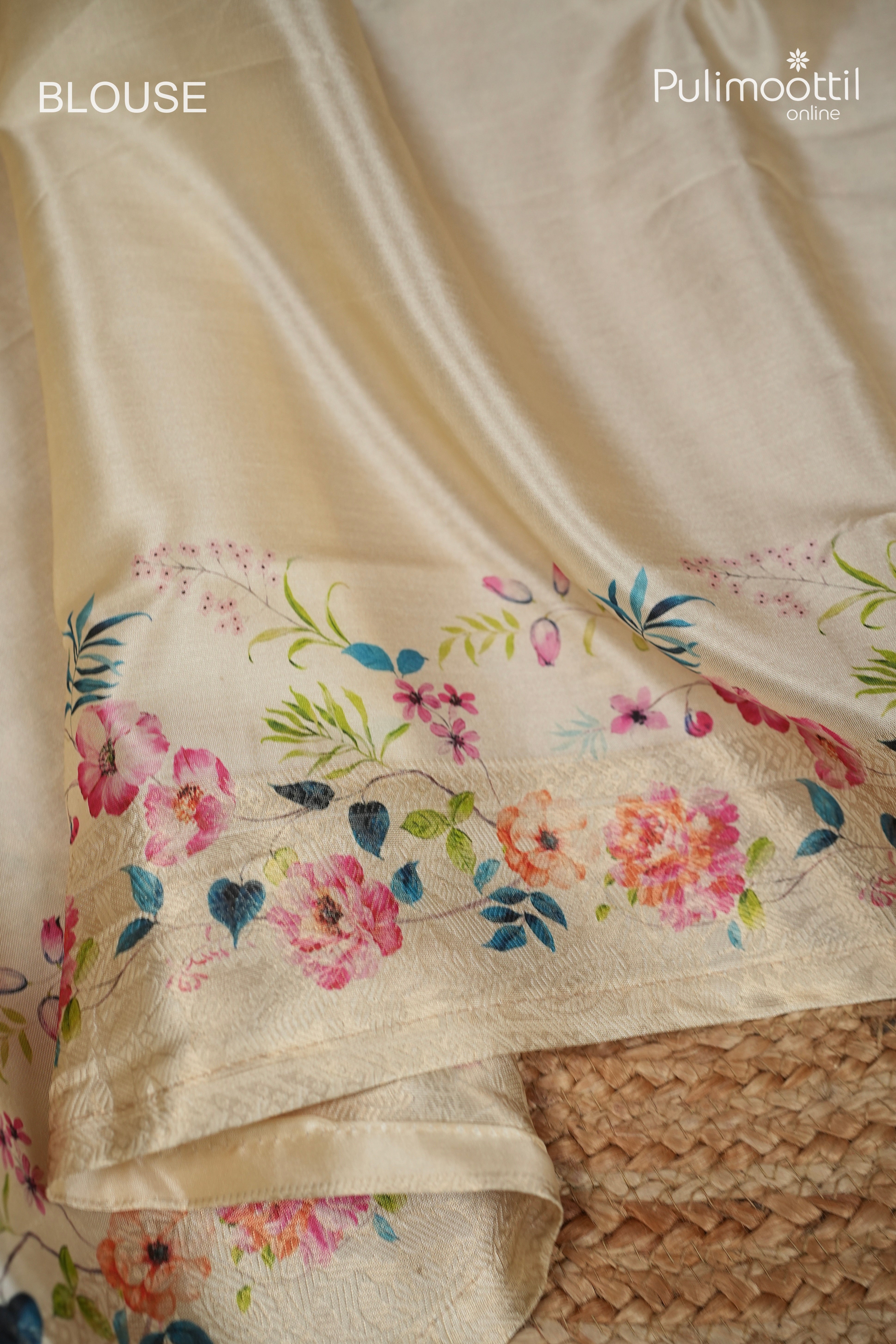 Ivory Colour Traditional Banarasi Saree