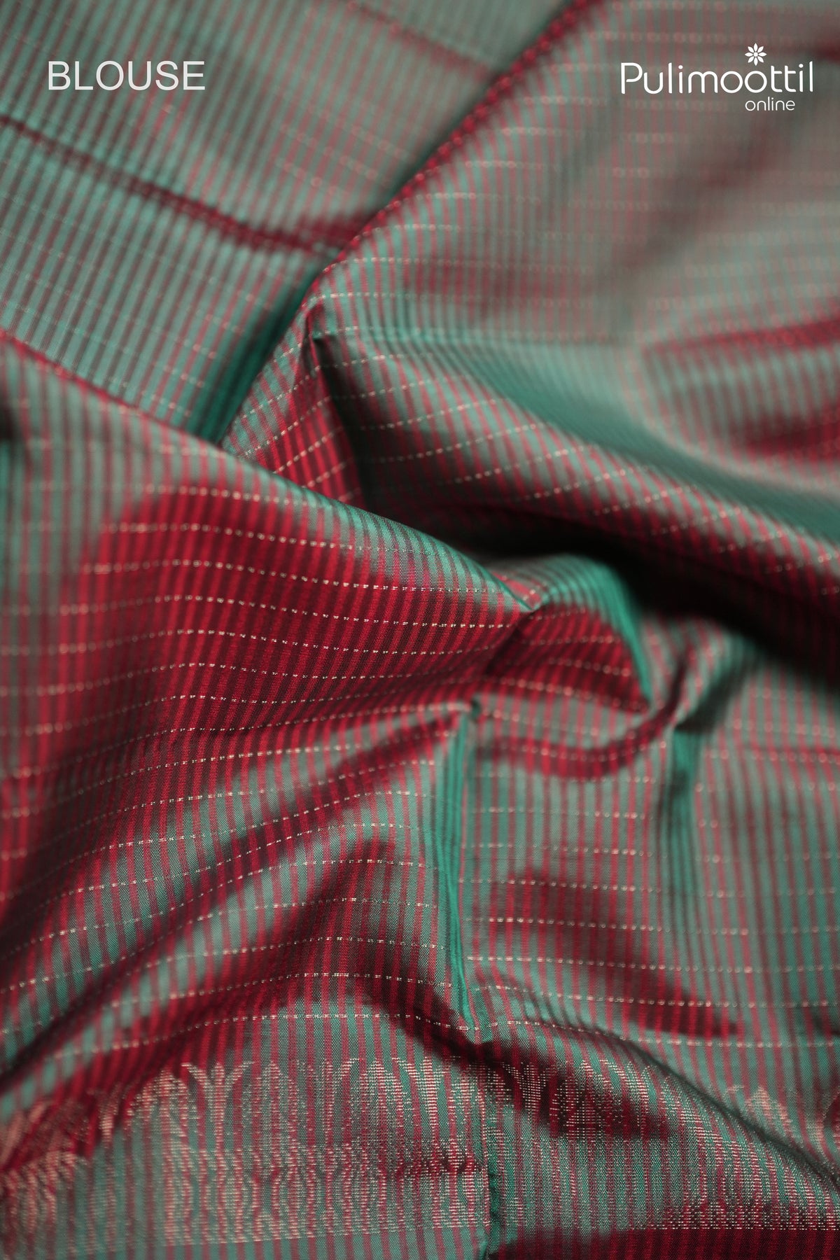 Rani Pink colour Kanchipuram Soft Silk Saree
