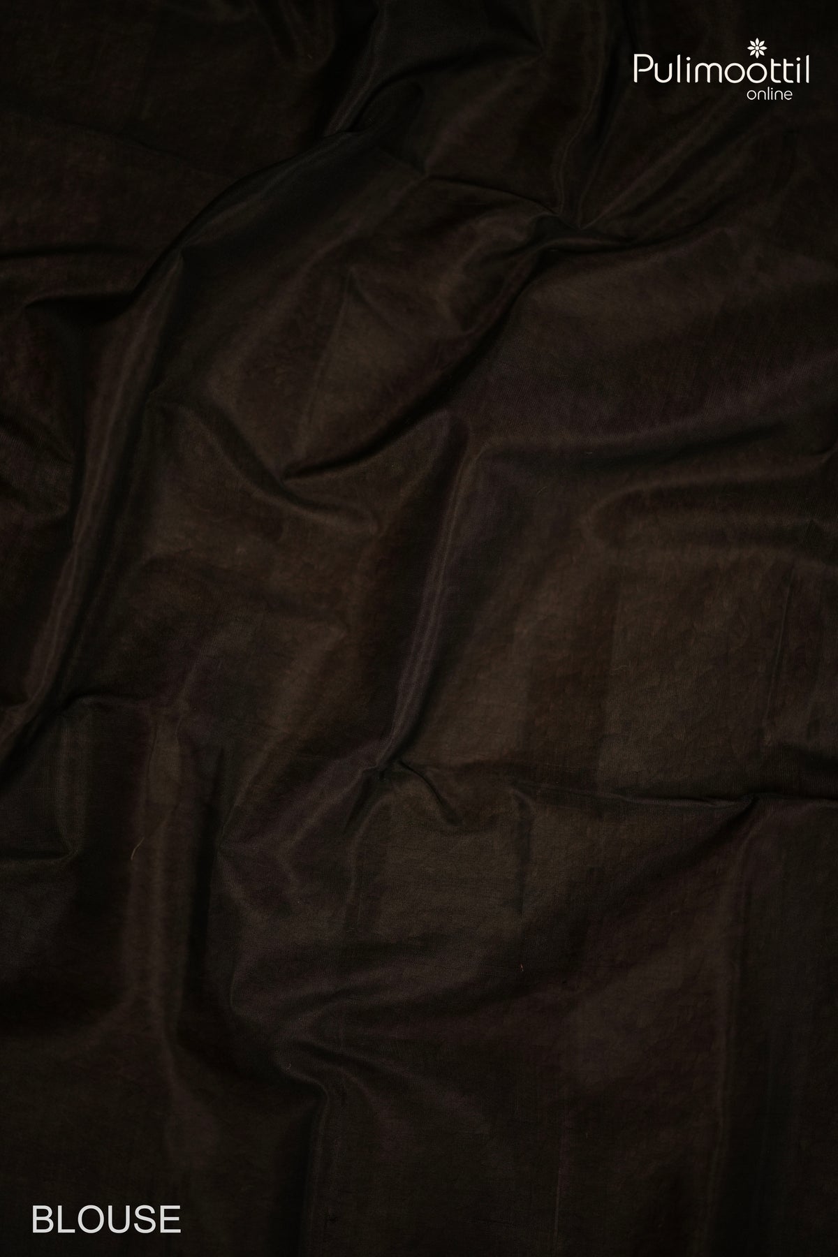 Black Color Kanchipuram Soft Silk Saree