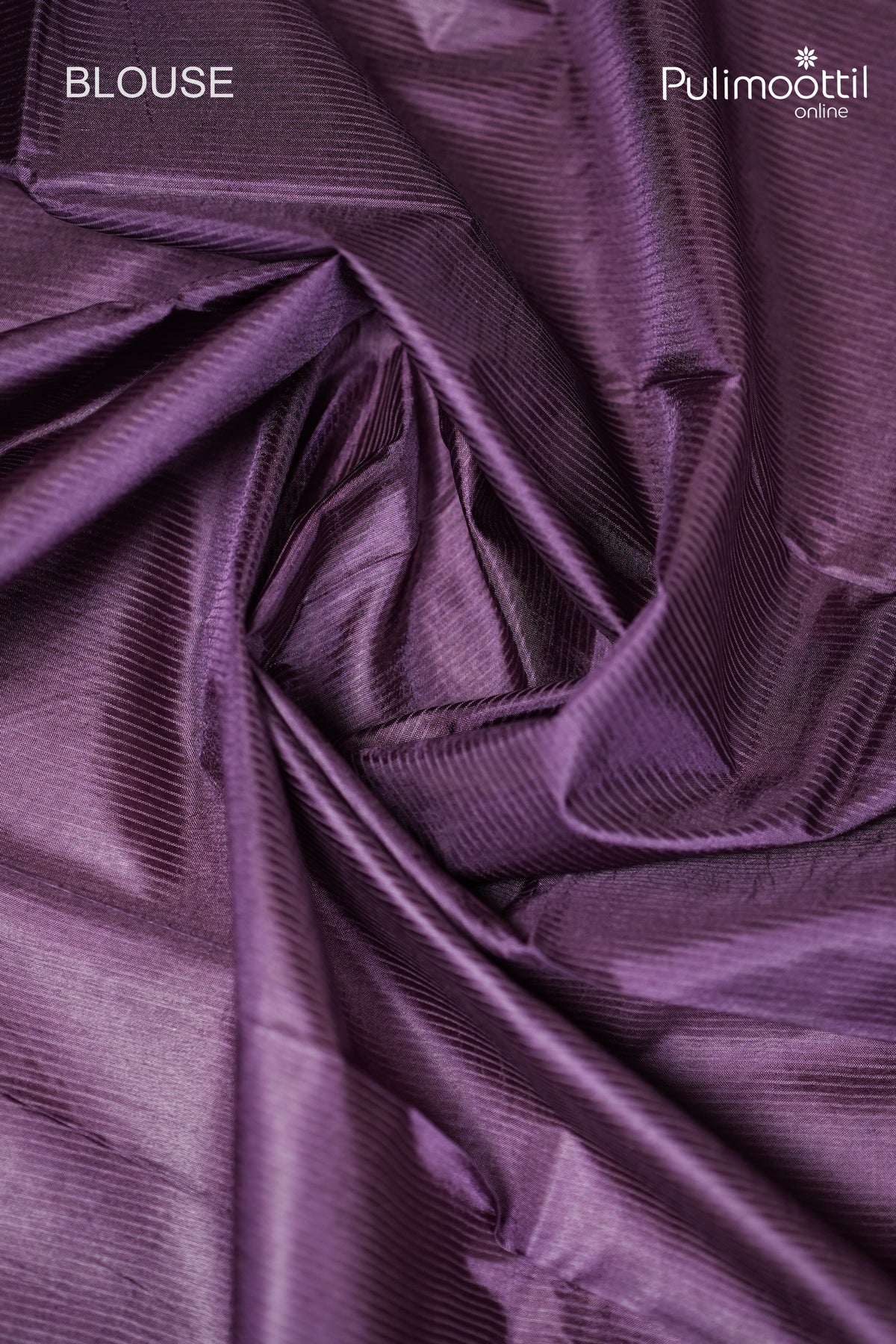 Dark Violet Colour Tussar Silk Saree