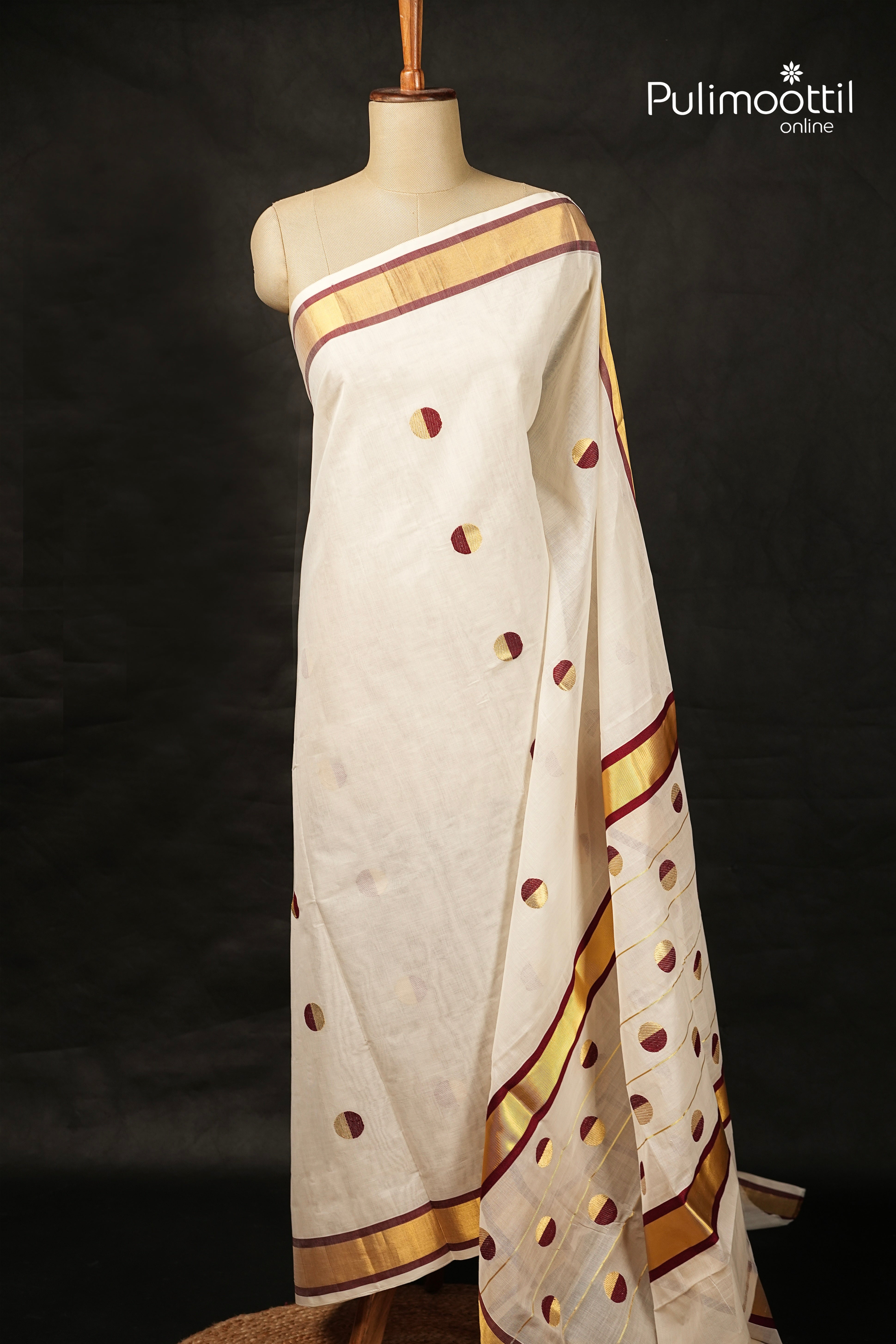 Kerala Traditional Cotton Handloom Set Saree