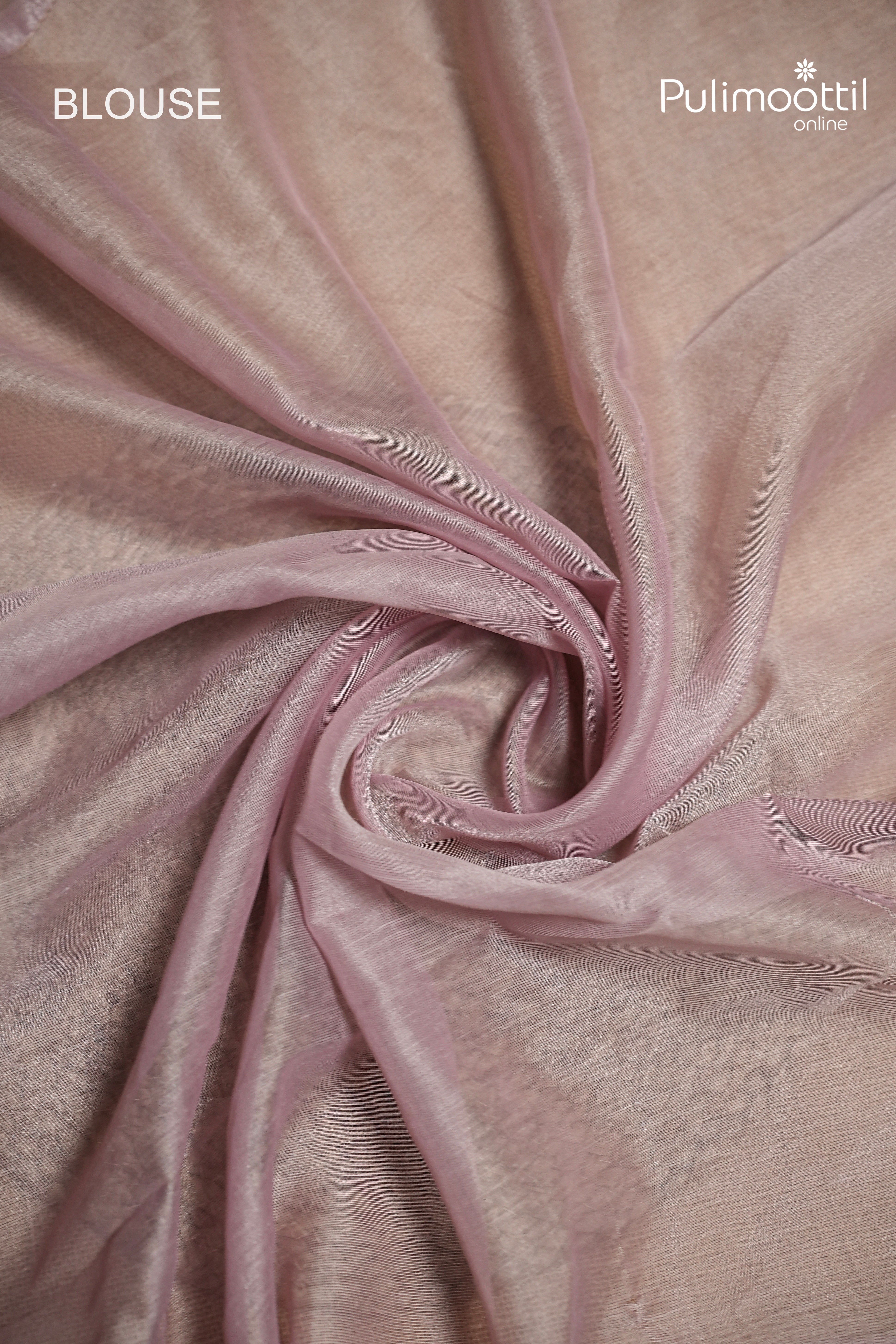 Pastel Pink Colour Organza Fancy Saree