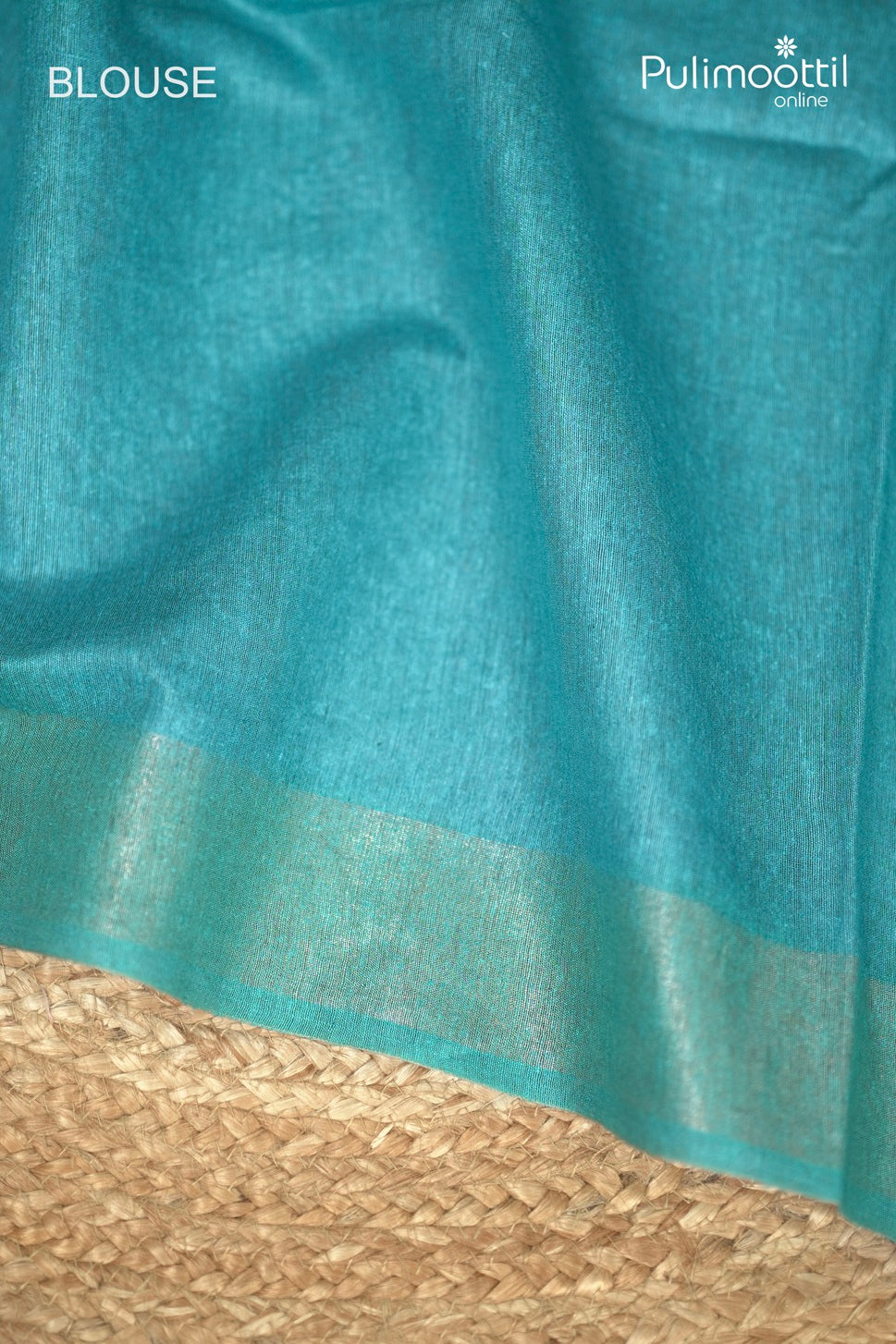 Chikoo Colour Jute Silk Saree