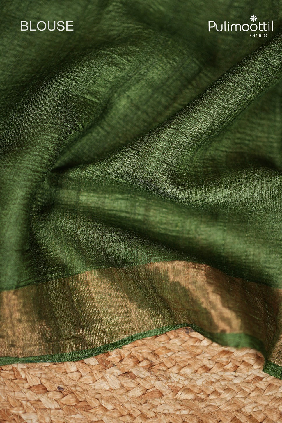 Light Pink Colour Jute Silk Saree