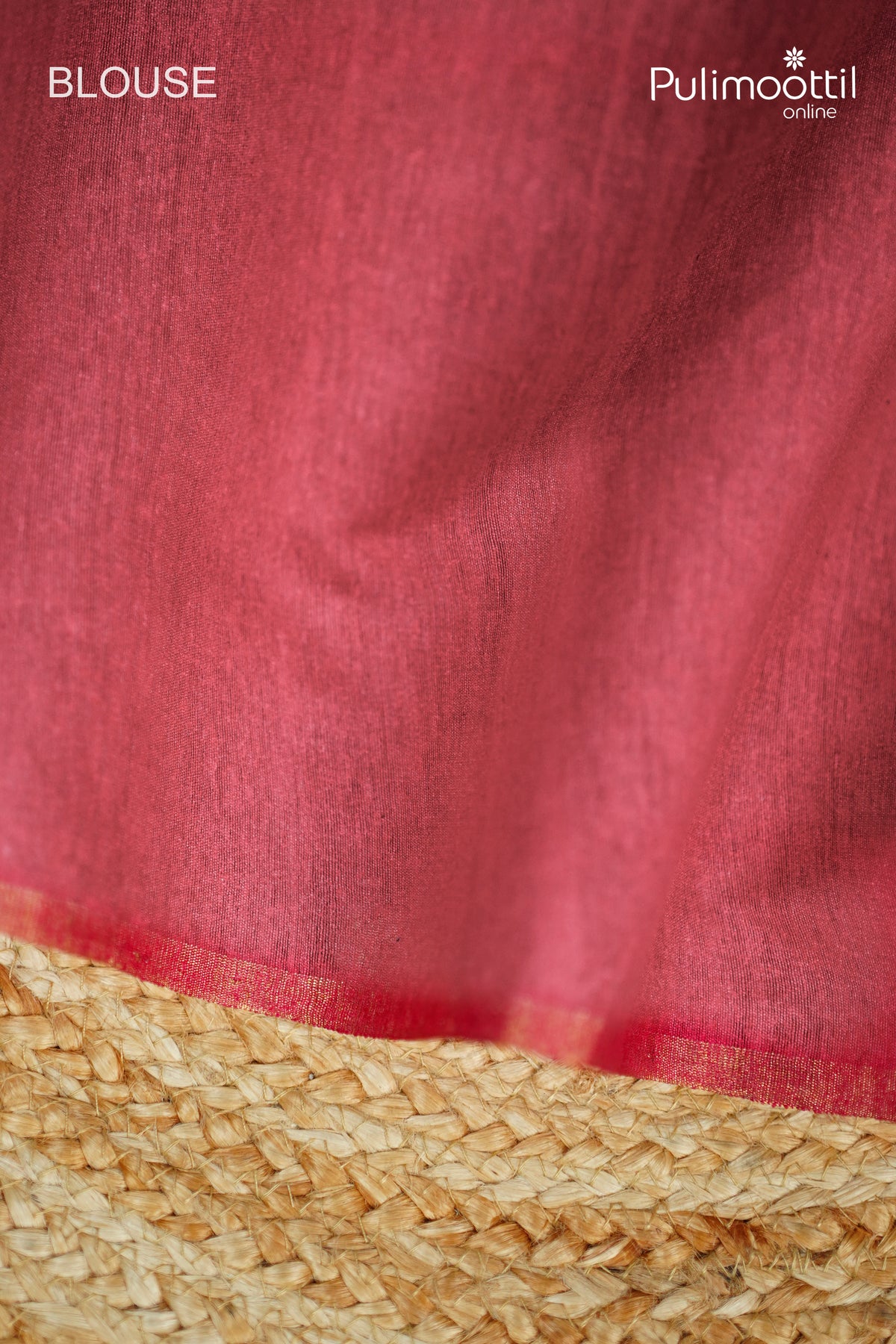 Pastel Wine Colour Jute Silk Saree