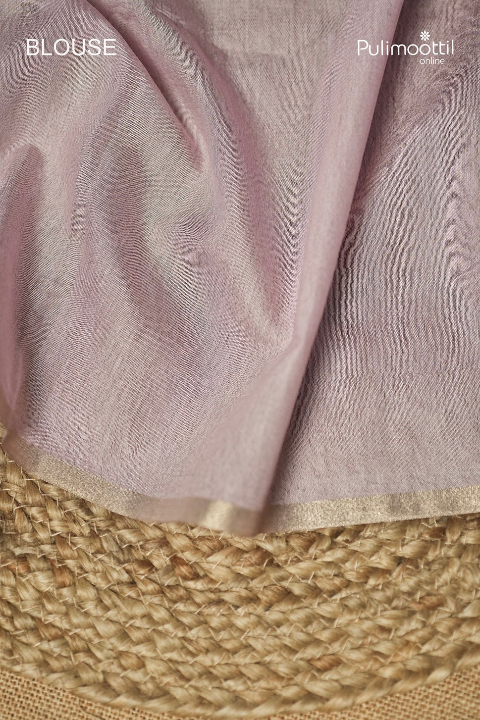 Baby Pink Colour Semi Tussar Saree
