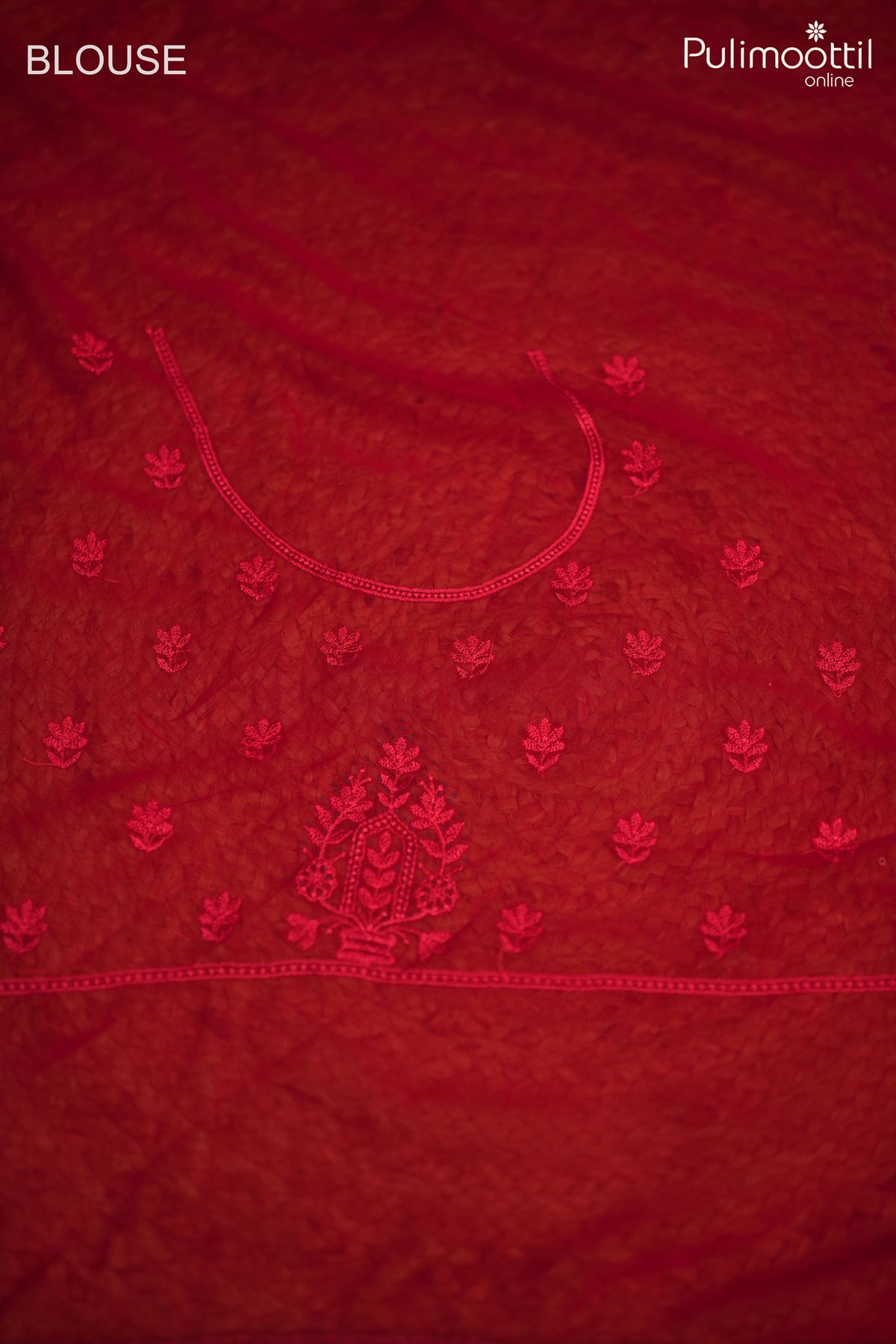 Red Color Georgette Fancy Saree
