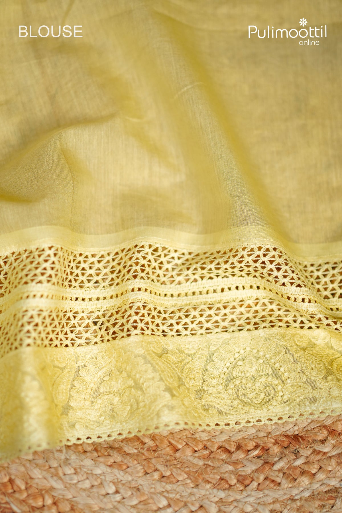Offwhite Colour Linen Saree