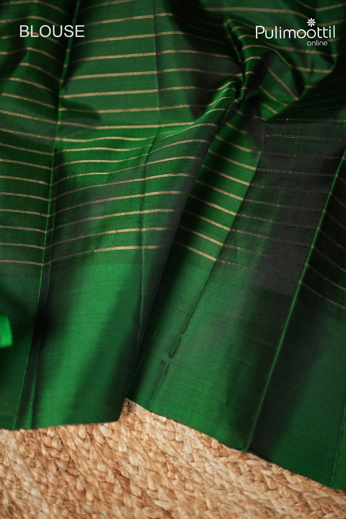 Red Orange Colour Kanchipuram Soft Silk Saree