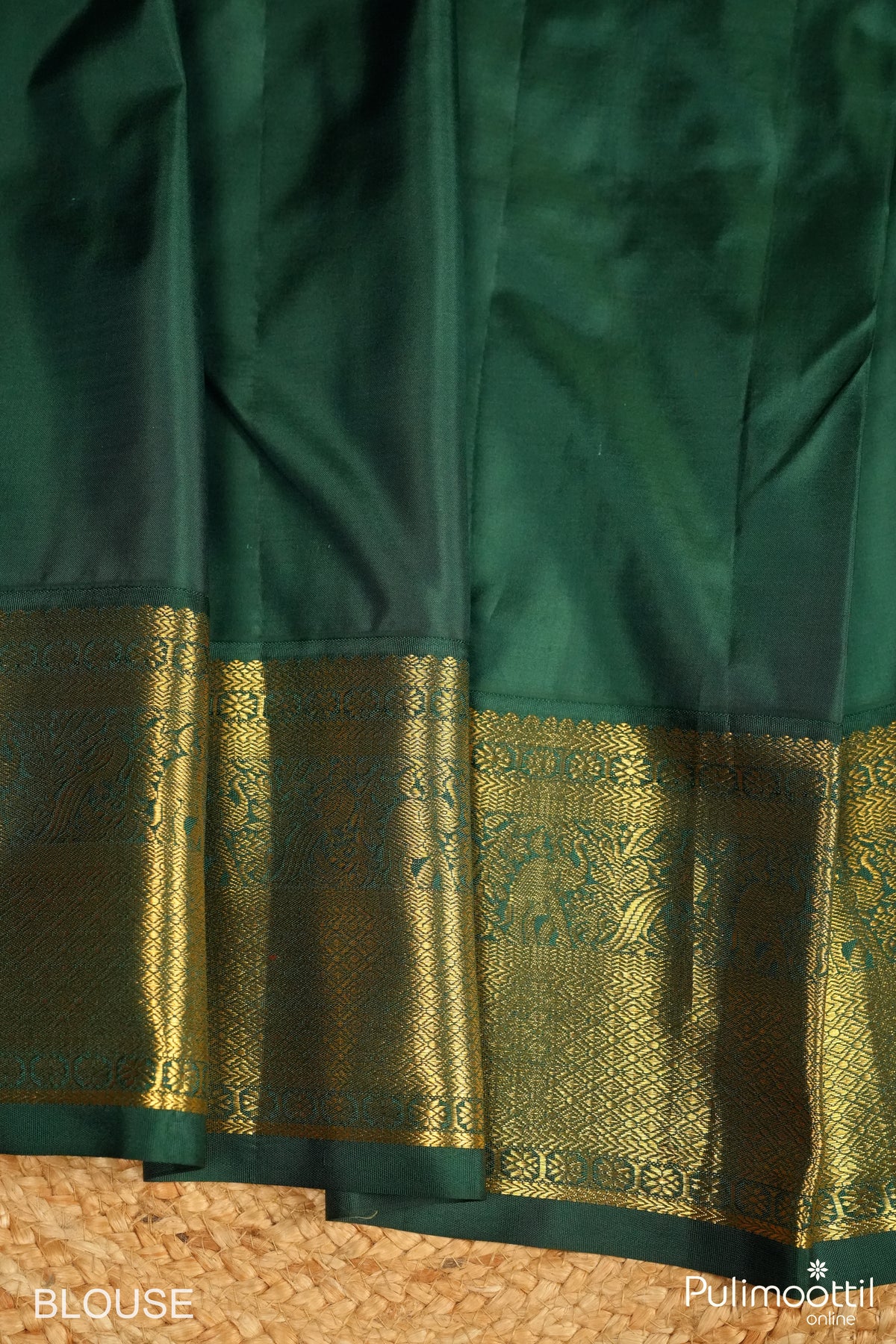 Turmeric Yellow Kanchipuram Designer Saree