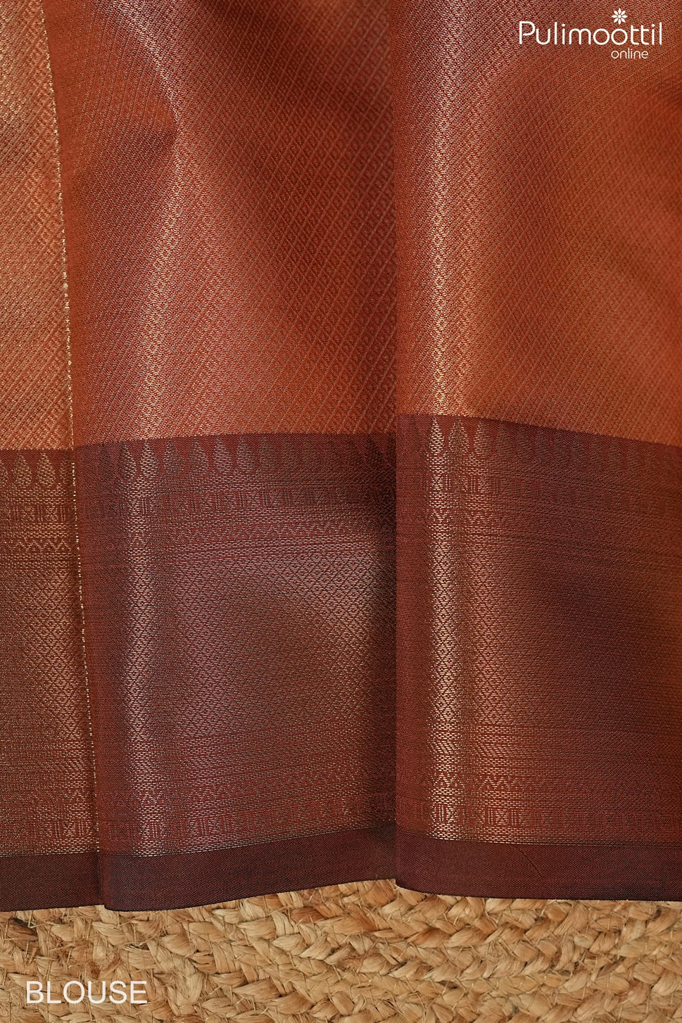 Ivory Semi-Kanchipuram Brocade Saree
