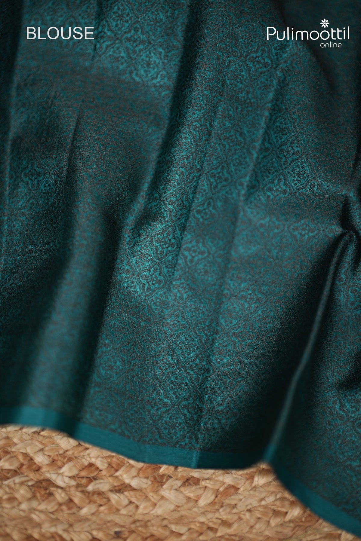 Dark Sky Blue Colour Tussar Silk Saree
