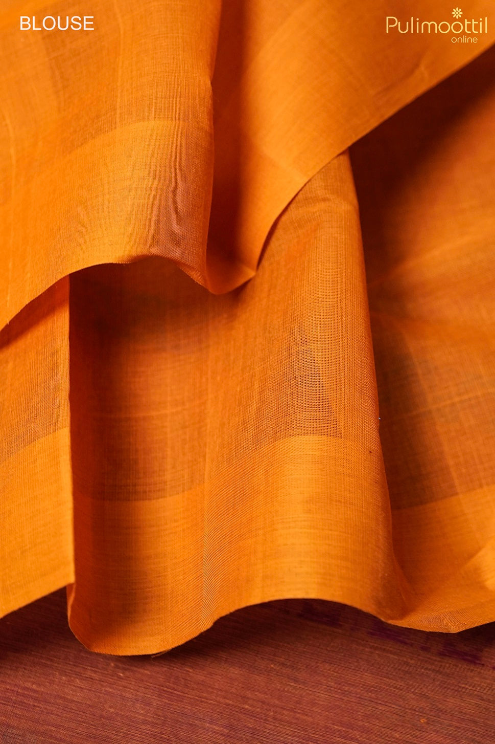 Dark Pink Colour Handloom Cotton Saree.