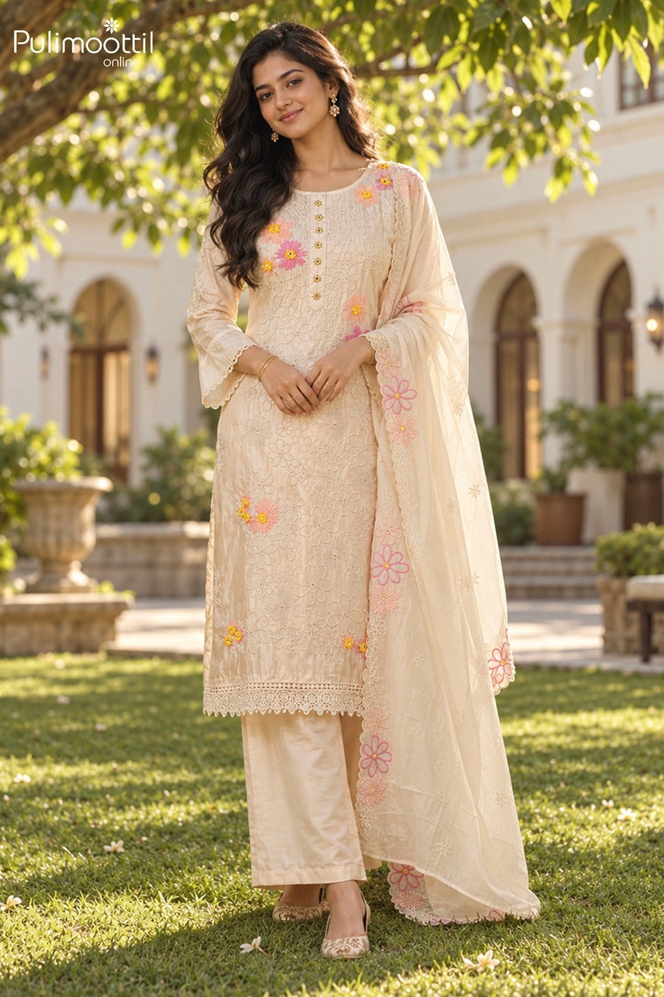Ivory Color Salwar Set