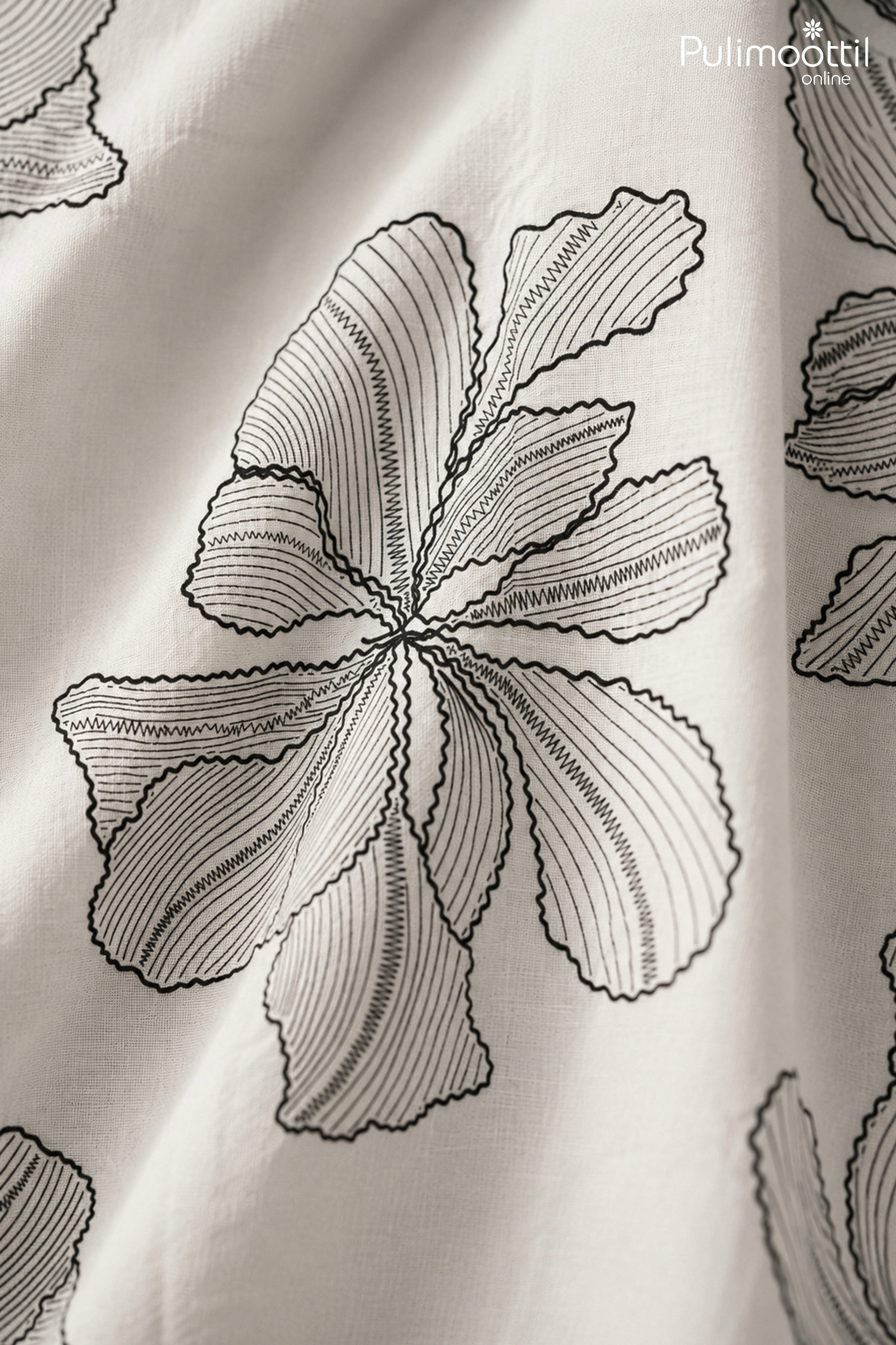 White Color Half Sleeve Mens Shirt With Floral Print