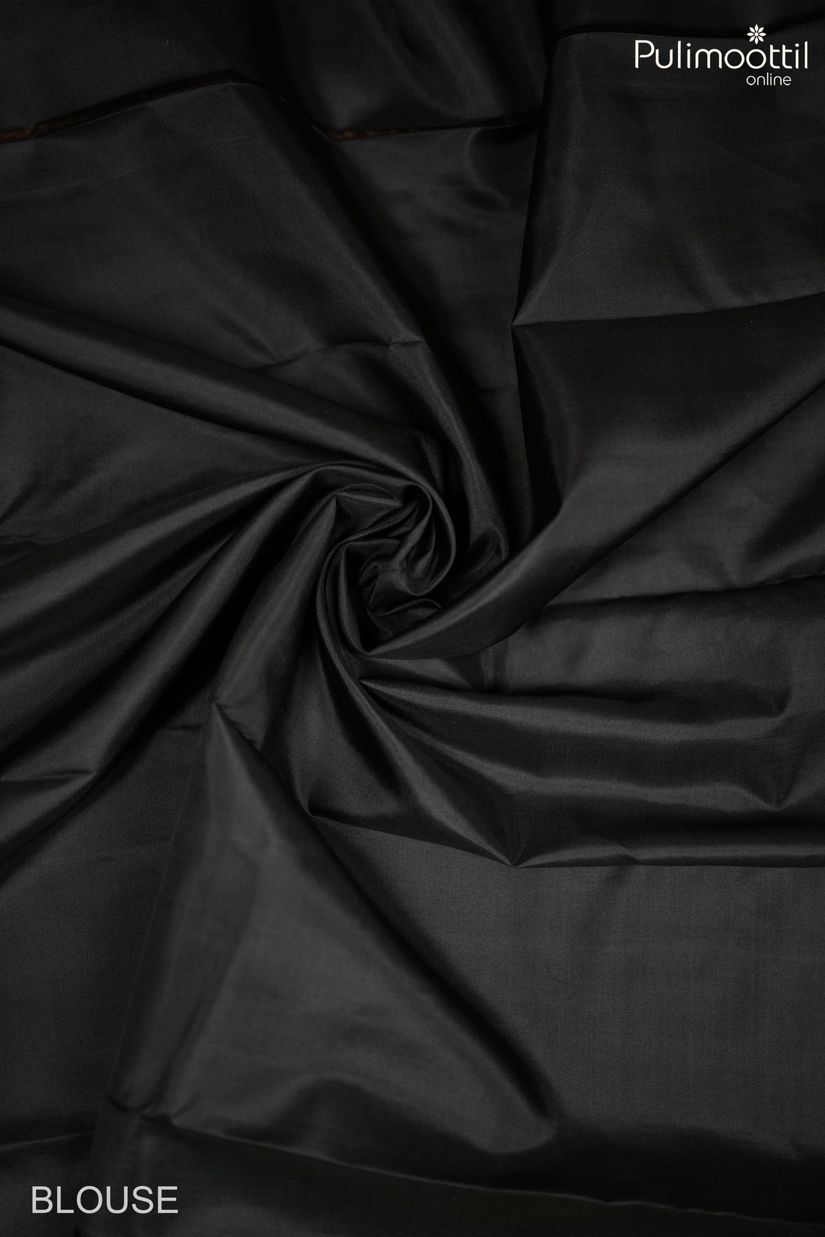 Black Colour Kanchipuram Designer Saree.