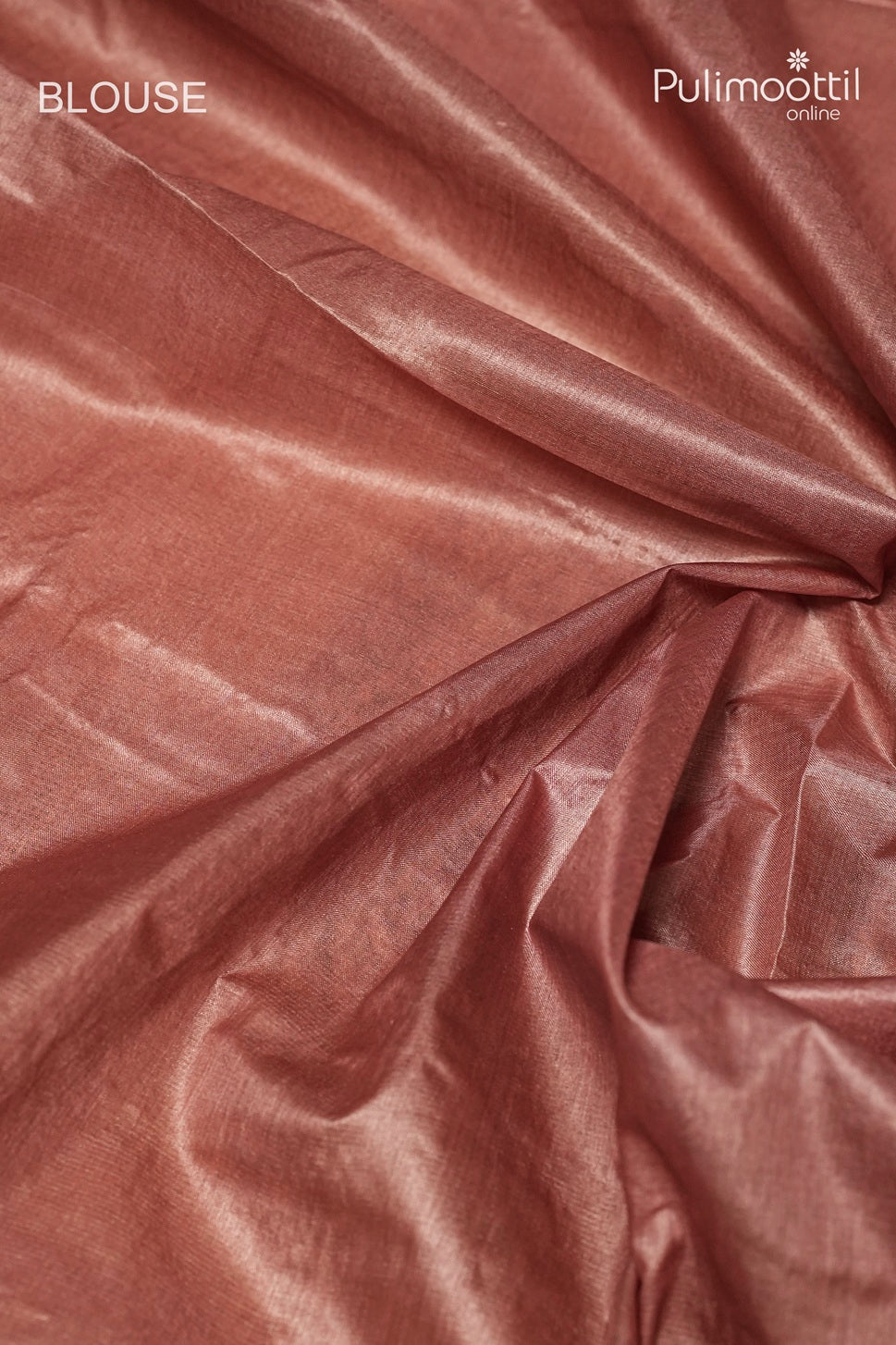 Dusty Rose Colour Tassur Silk Saree
