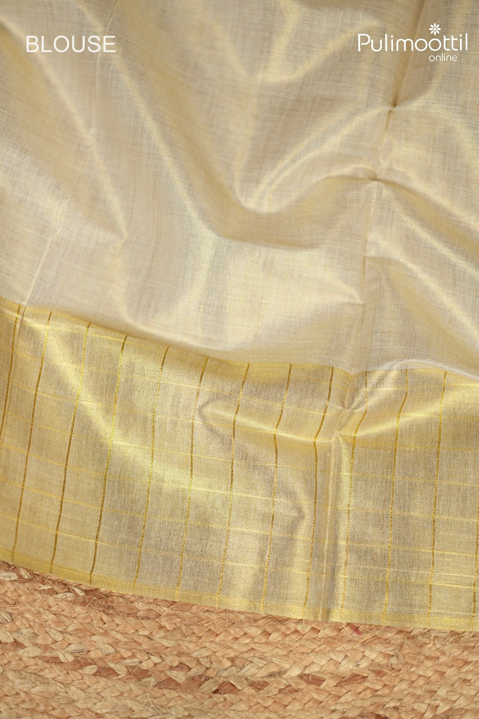 Kerala Traditional Golden Tissue Set Saree