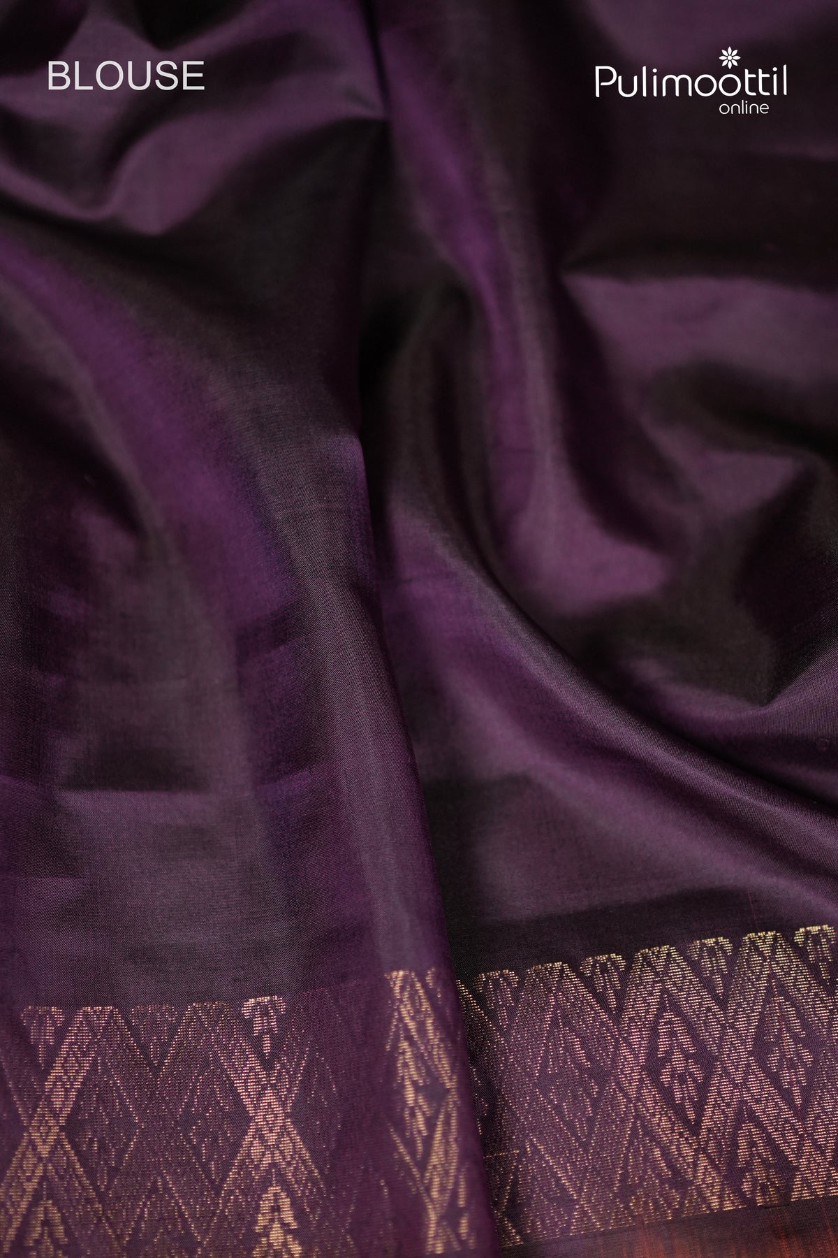 Violet Colour Kanchipuram Soft Silk Saree
