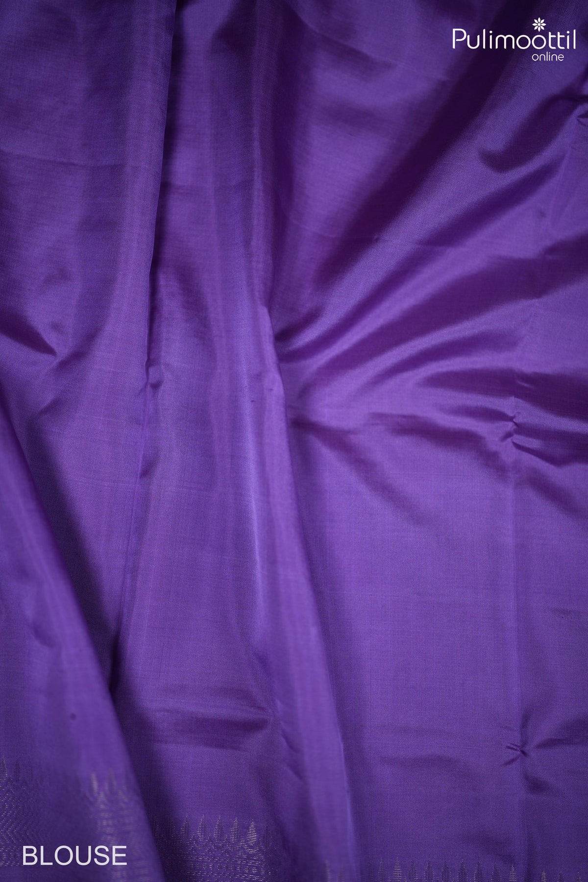 Violet Colour Kanchipuram Silk Saree.