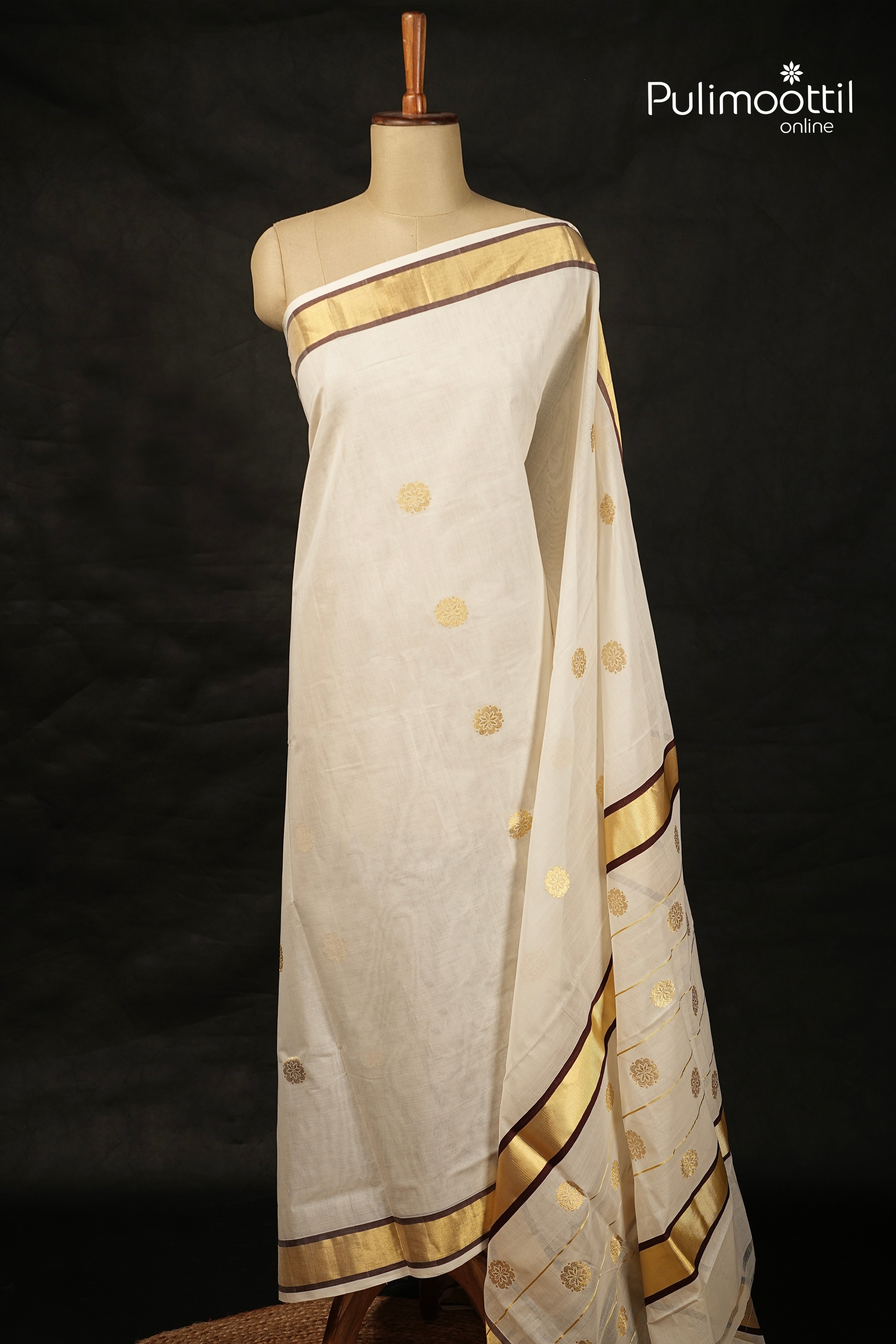 Kerala Traditional Cotton Handloom Set Saree
