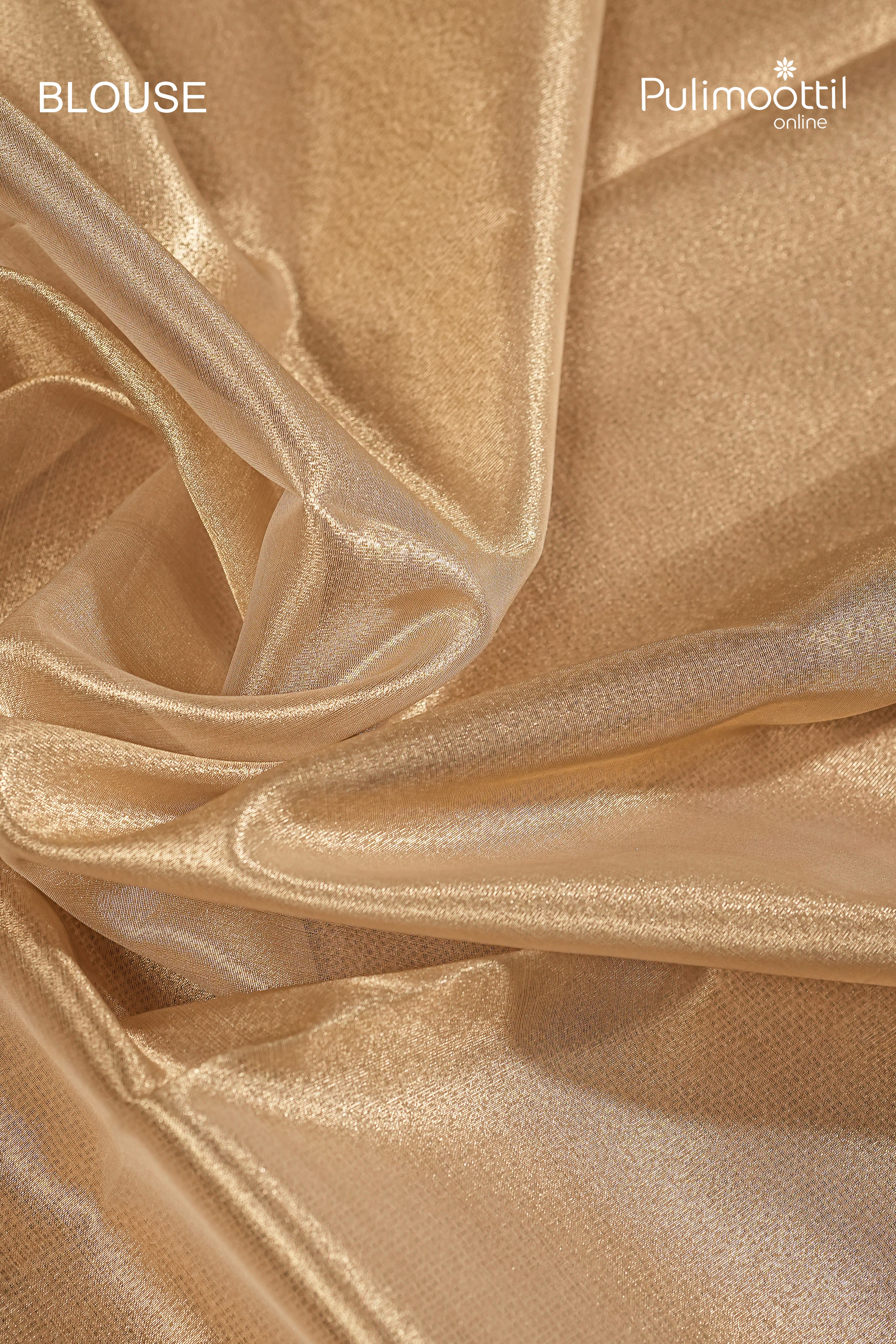 Kerala Traditional Golden Tissue Saree