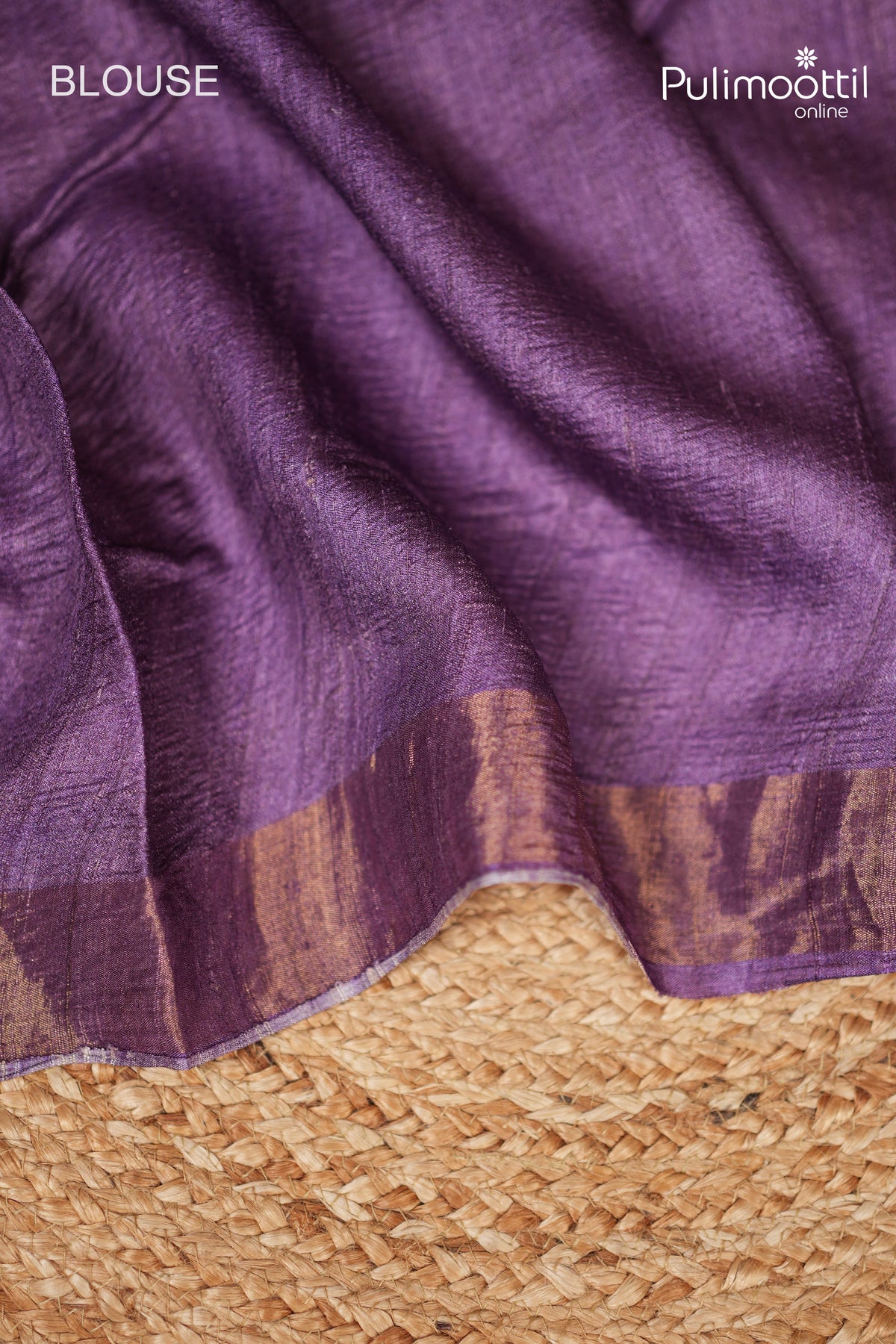 Multicolour Tussar & Jute Silk Saree