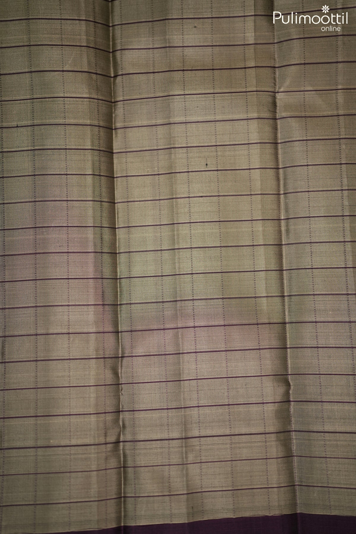 Warm Gray Color Kanchipuram Designer Saree