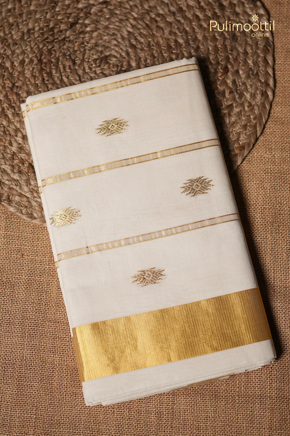 Kerala Traditional Handloom Cotton Set Saree