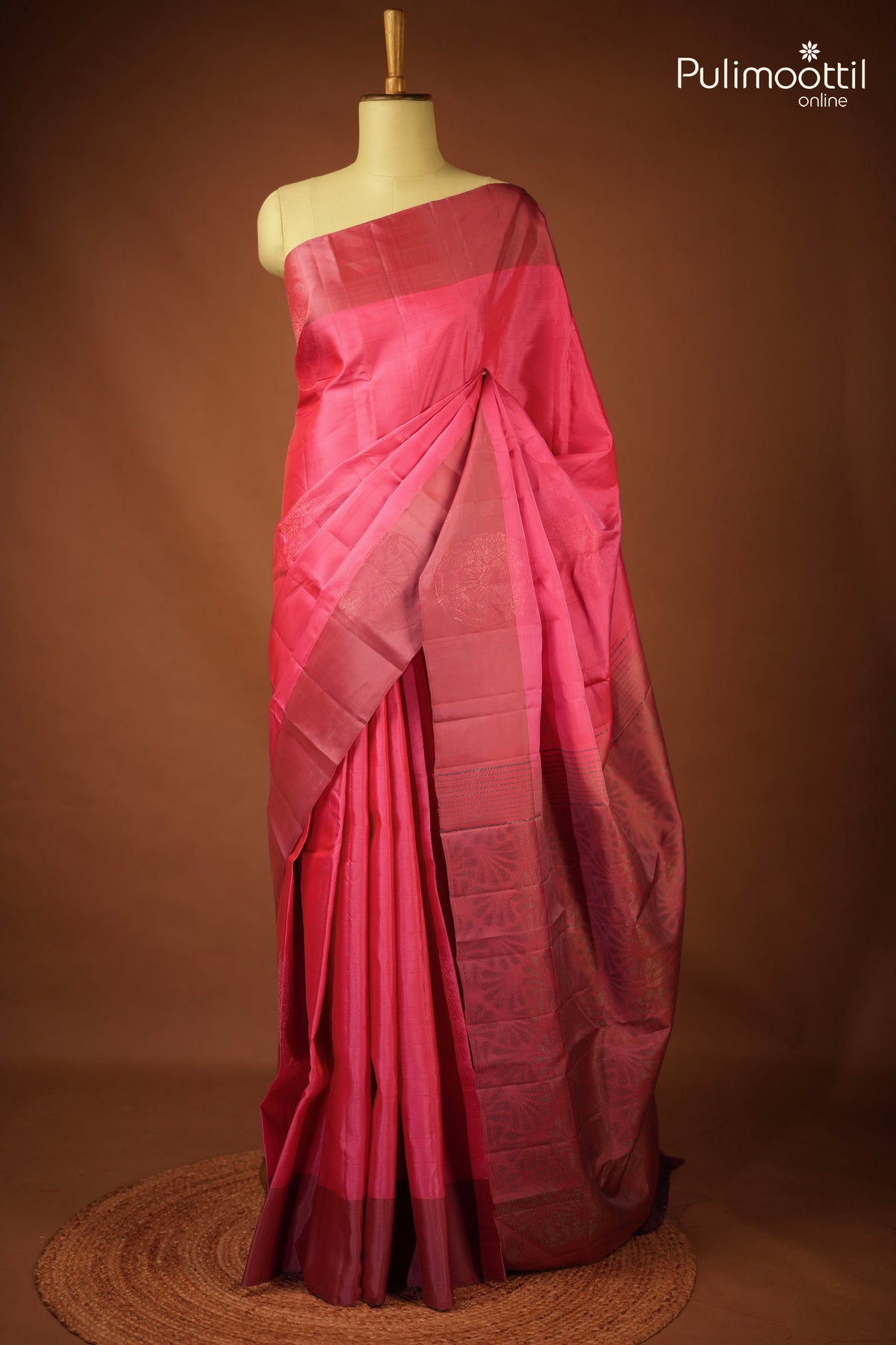 Light Pink Color Kanchipuram Saree