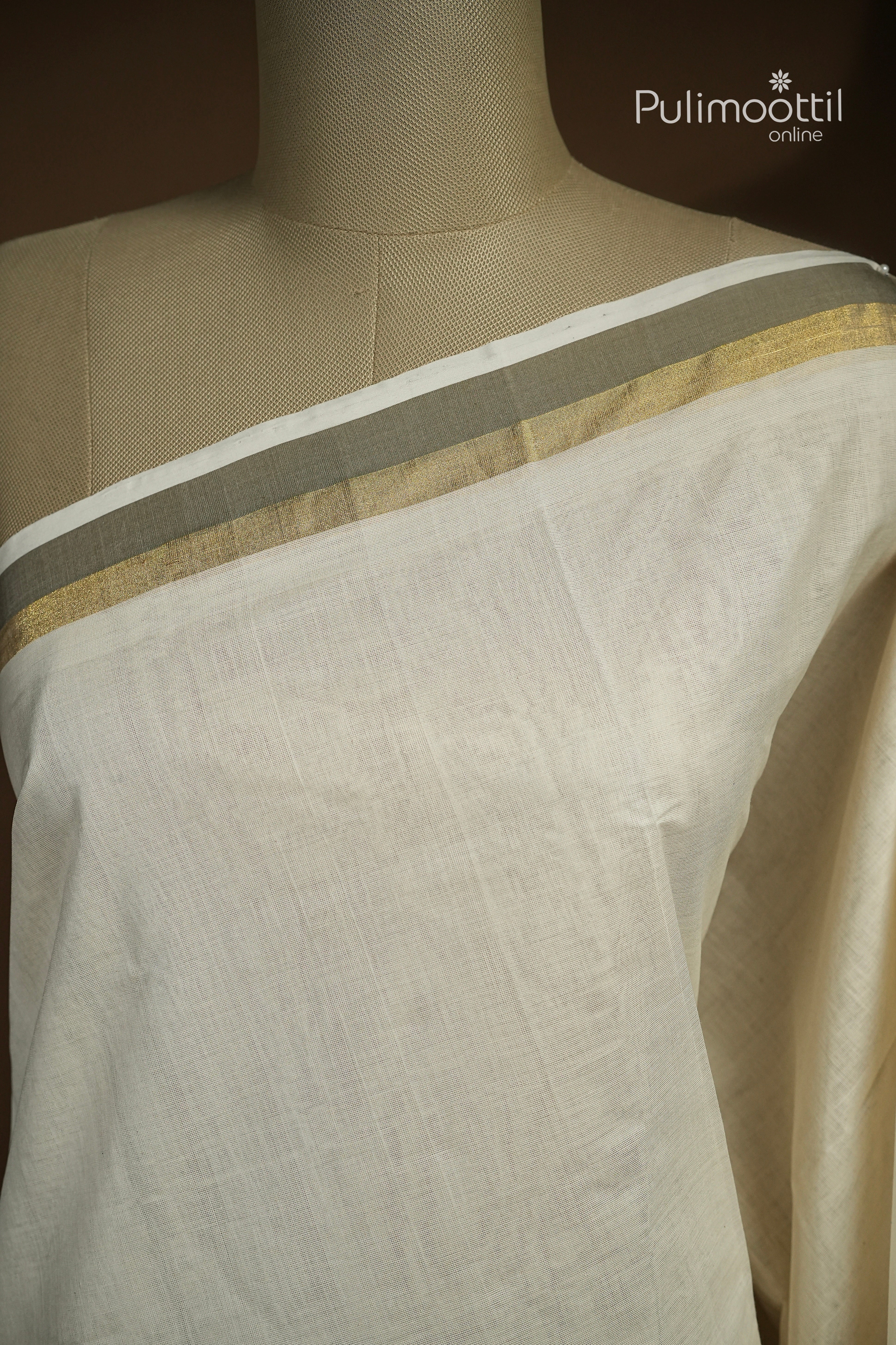 Off White Colour Handloom Saree
