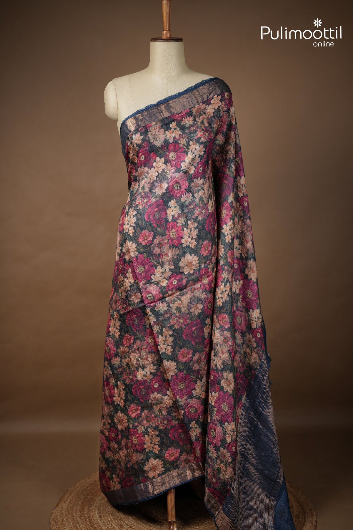 MultiColour Jute Silk Saree