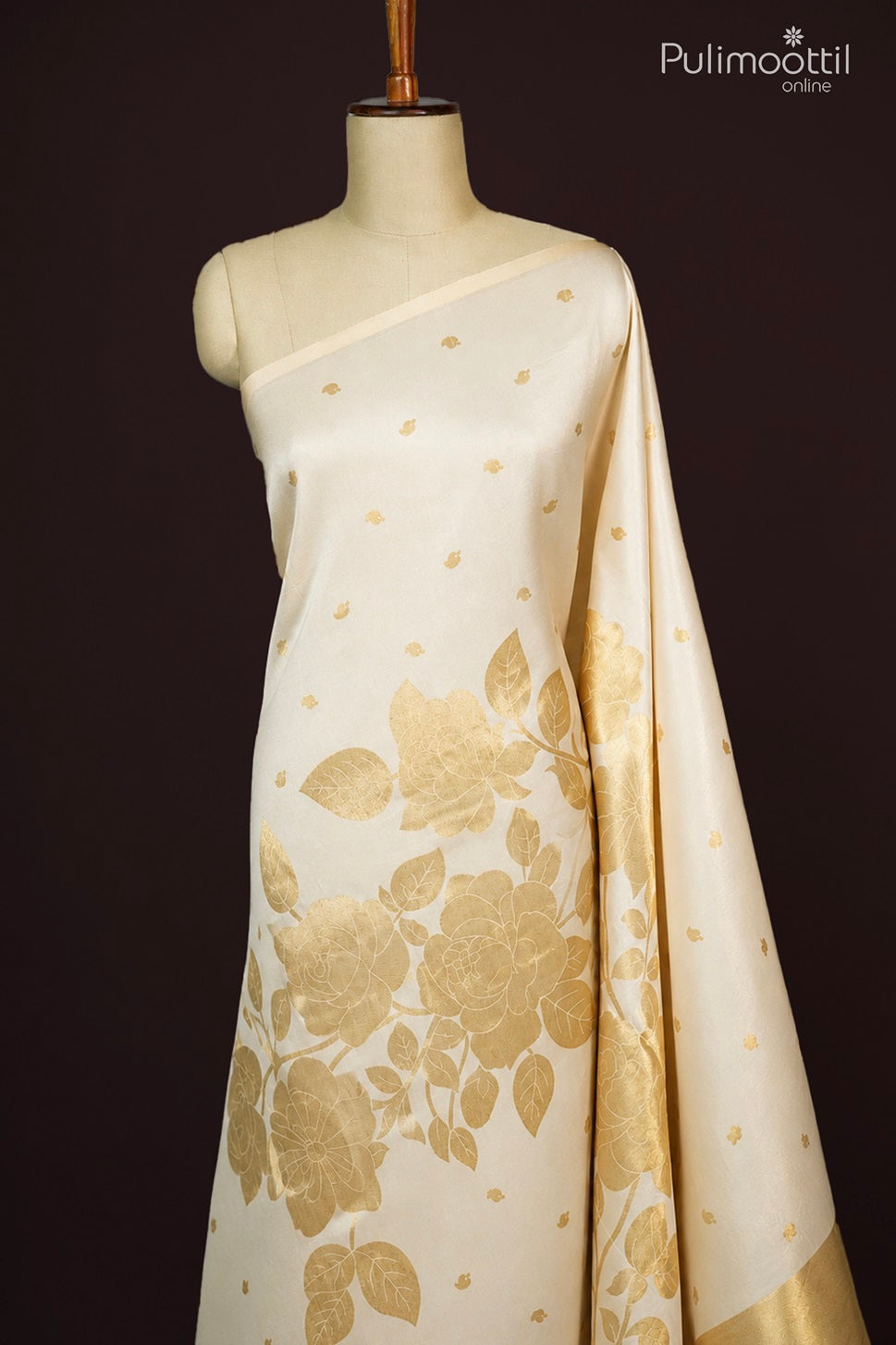 Golden Tissue Traditional Saree