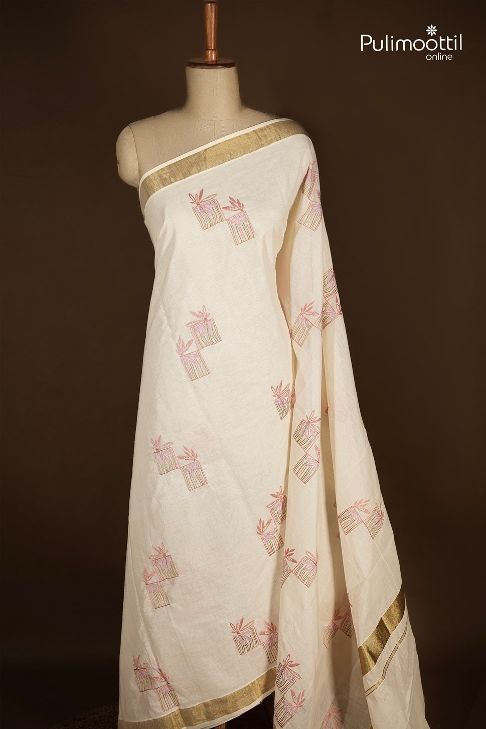 Kerala Traditional Cotton Set Saree