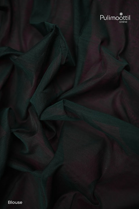 Majantha Color Cotton Silk Saree With Butta Work