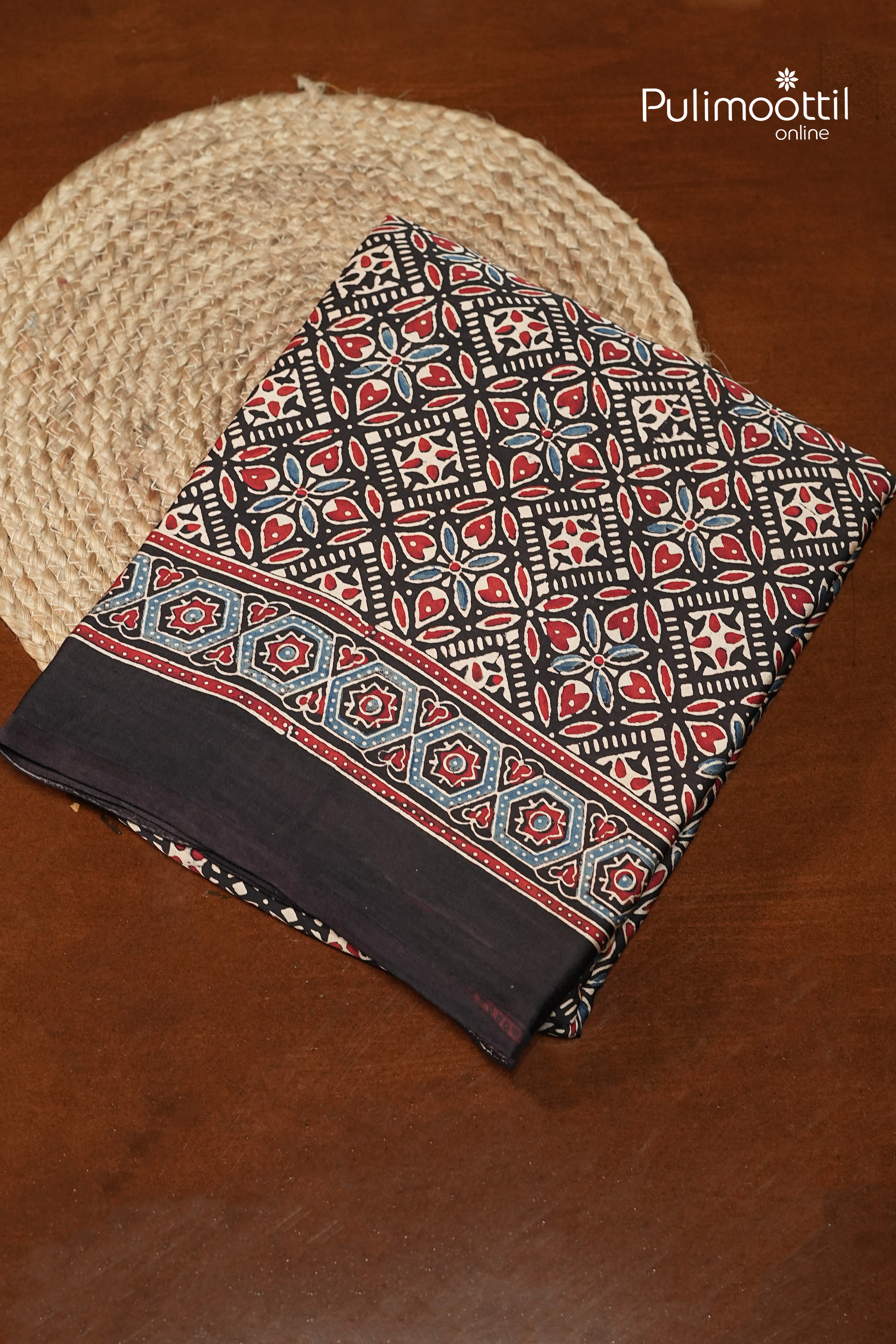Black Colour Modal Silk Saree