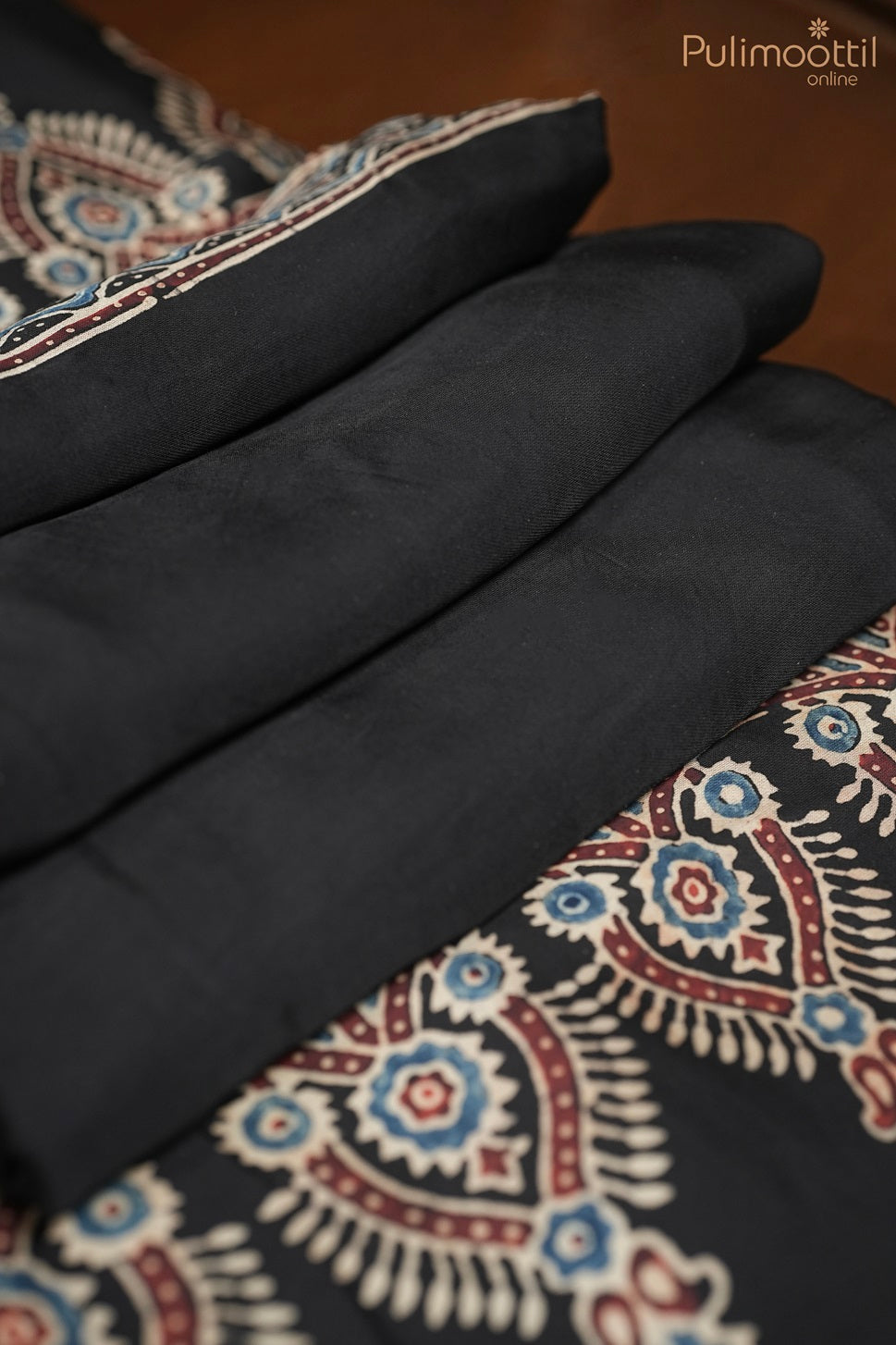 Black Colour Modal Silk Saree