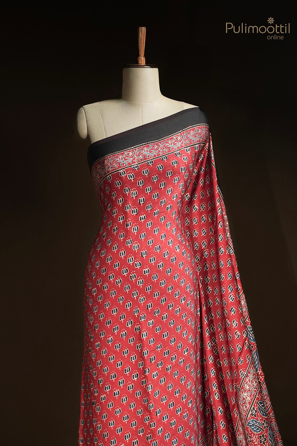 Red Colour Modal Silk Saree