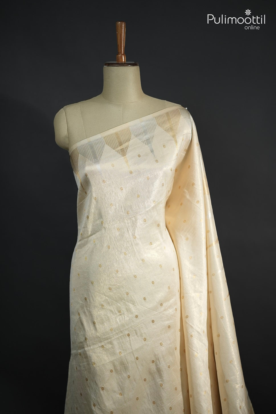 Golden Tissue Traditional Saree