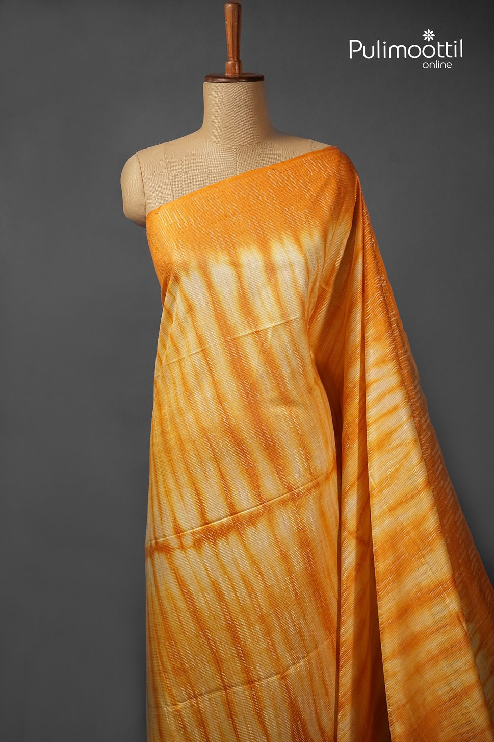 Semi Tassur shibori Design Saree